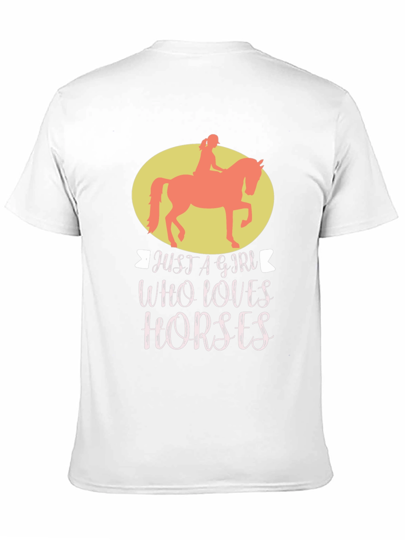 Camiseta Negra Just A Girl Who Loves Horses
