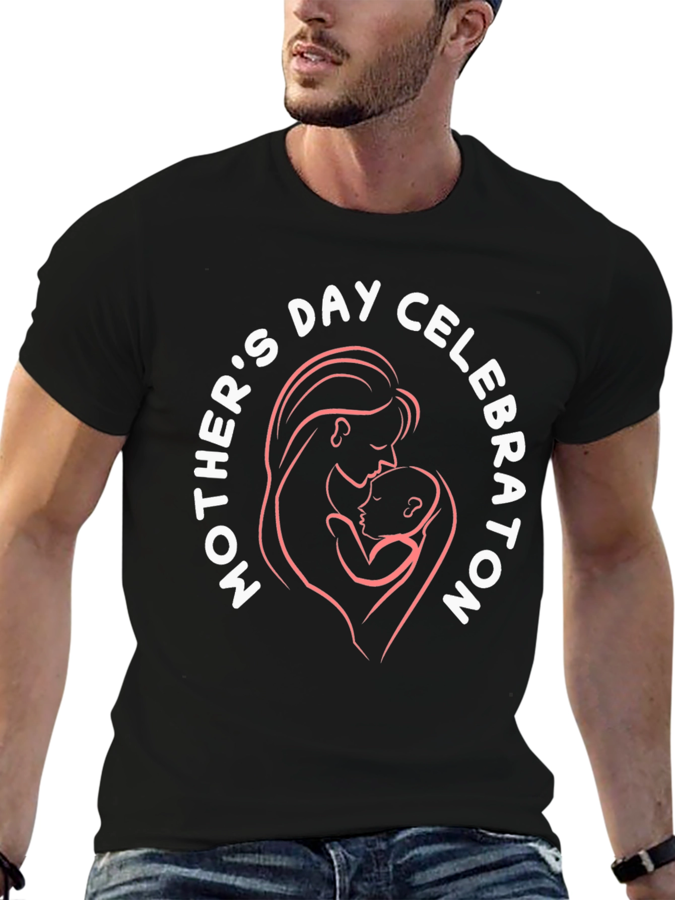 Camiseta Negra Celebración Día de la Madre