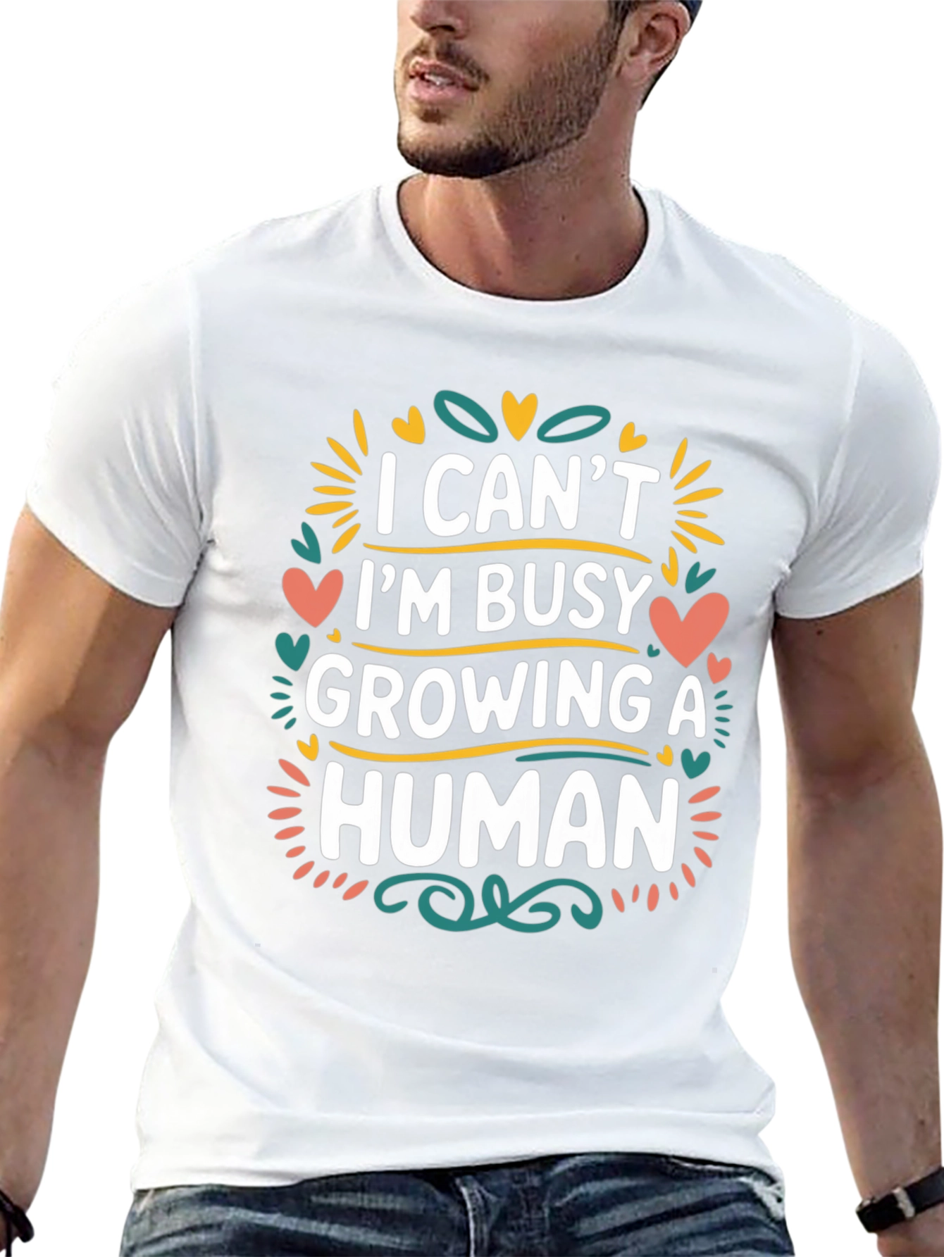 Camiseta Negra: ¡Estoy Ocupado Creando un Humano!