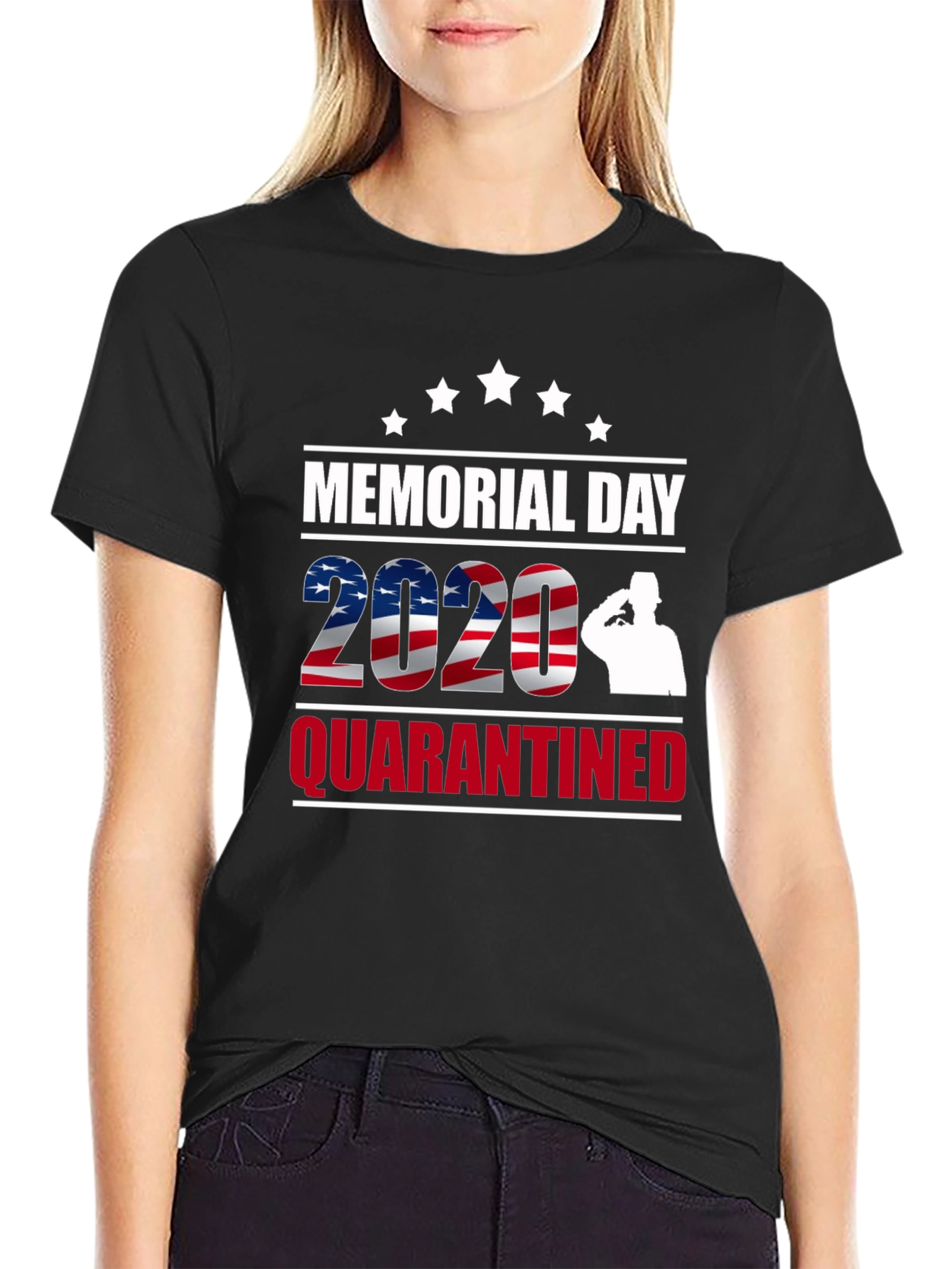 Camiseta Memorial Day 2020 Quarantined