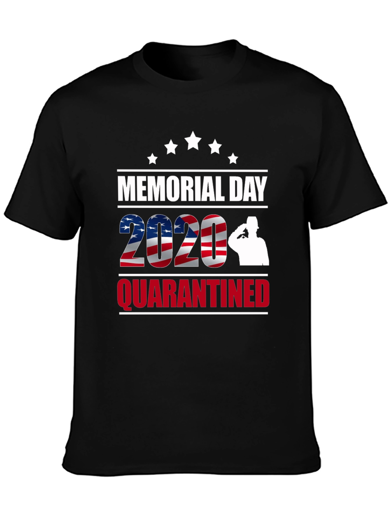 Camiseta Memorial Day 2020 Quarantined