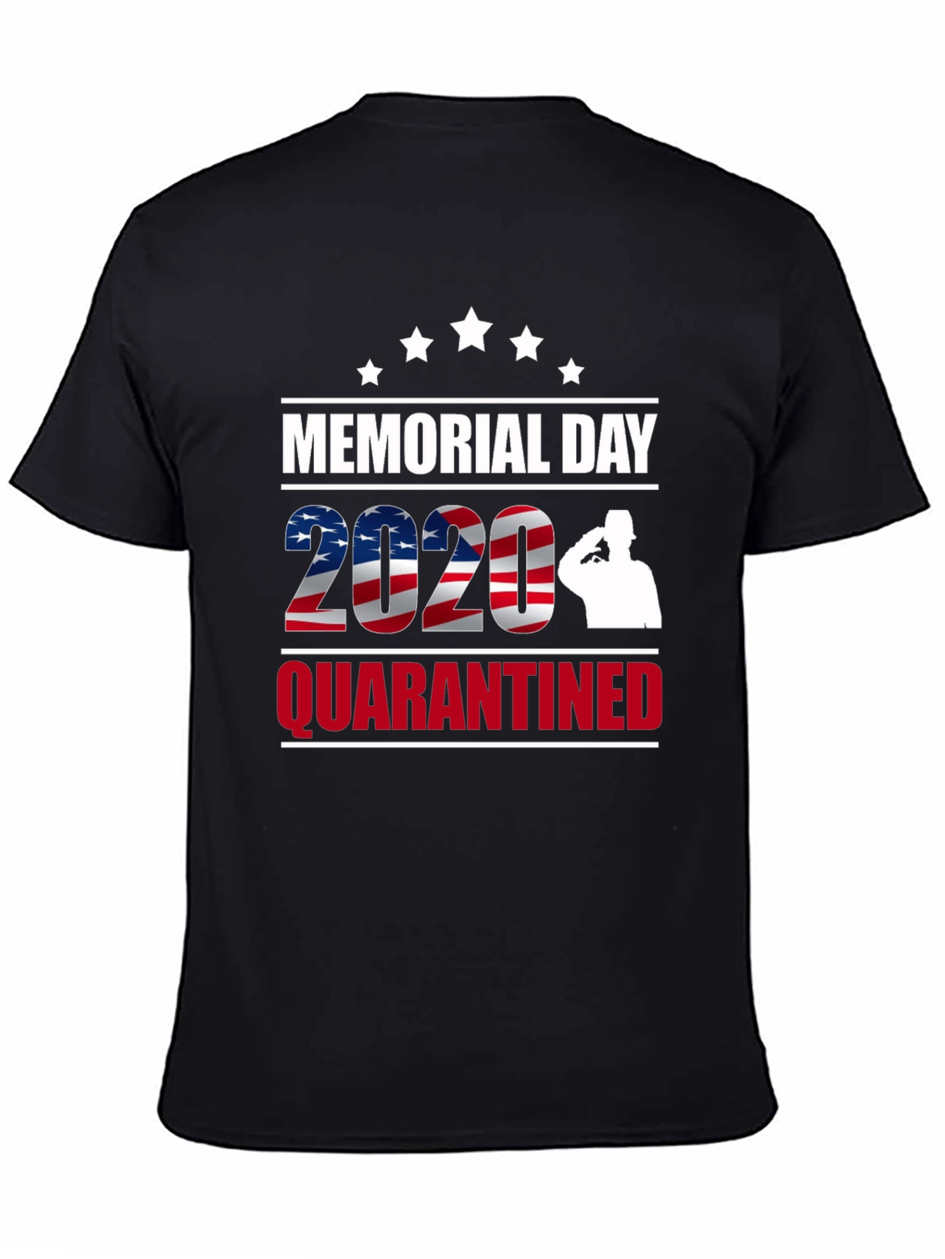 Camiseta Memorial Day 2020 Quarantined