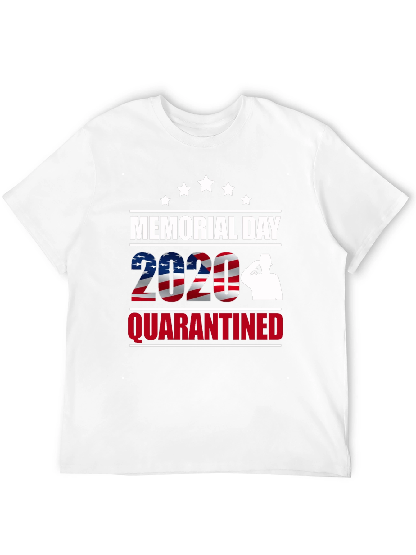 Camiseta Memorial Day 2020 Quarantined