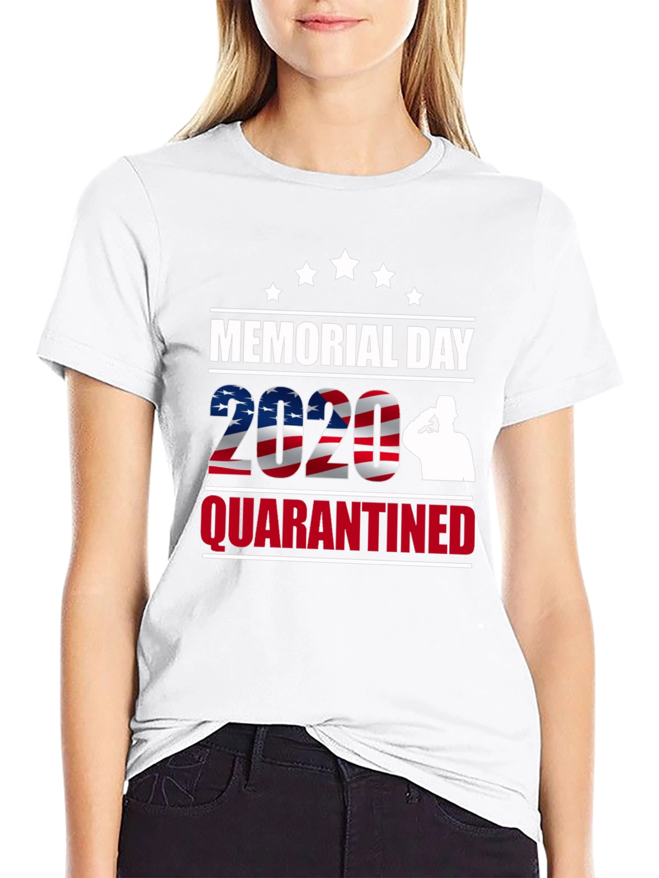 Camiseta Memorial Day 2020 Quarantined