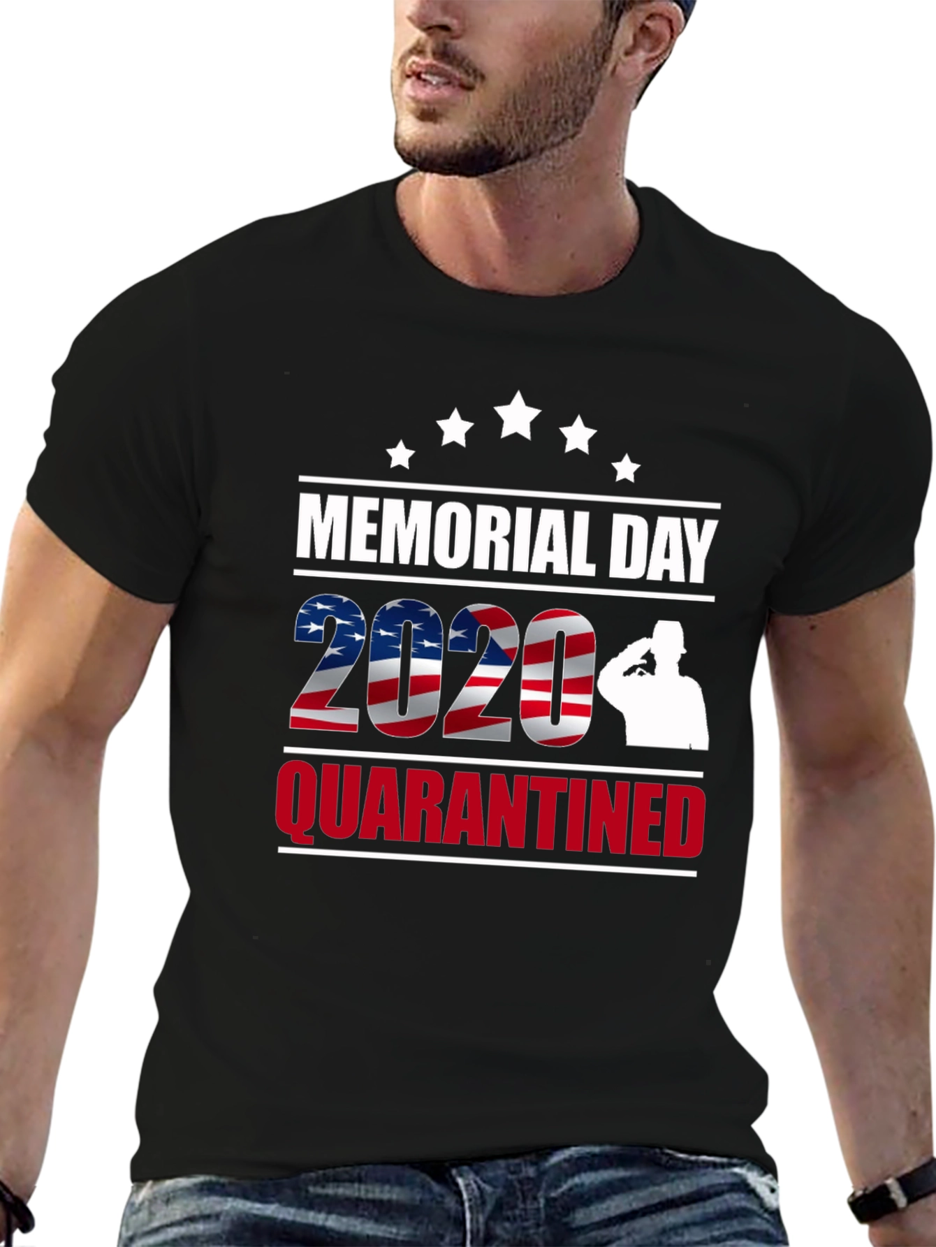 Camiseta Memorial Day 2020 Quarantined