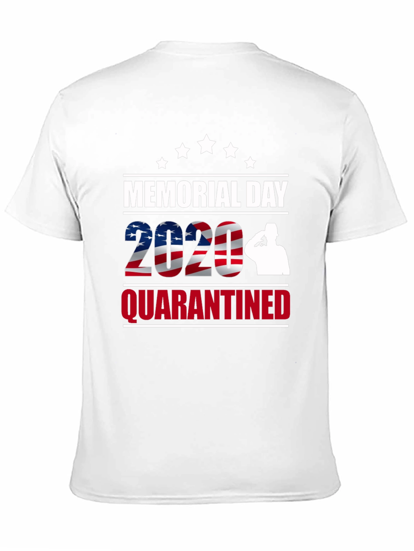 Camiseta Memorial Day 2020 Quarantined