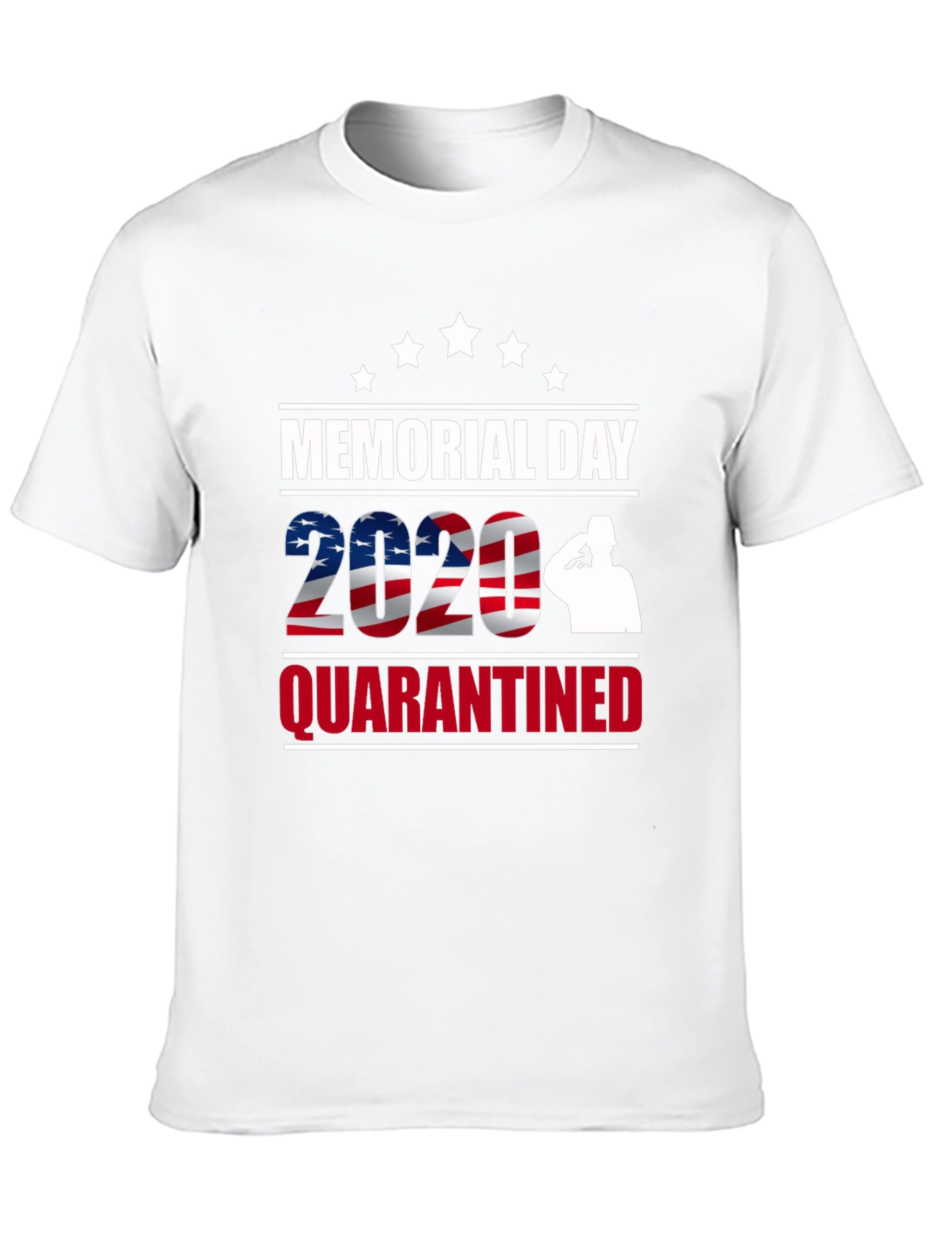 Camiseta Memorial Day 2020 Quarantined