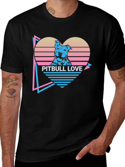 Camiseta Pitbull Love Retro