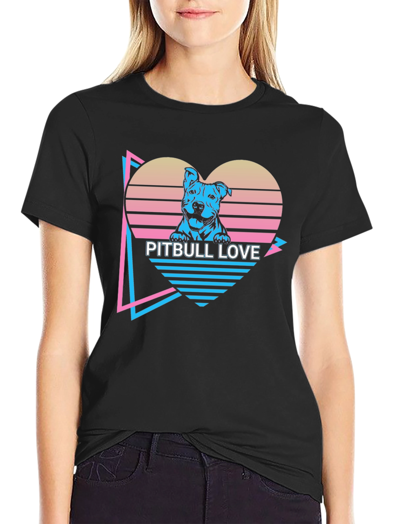 Camiseta Pitbull Love Retro