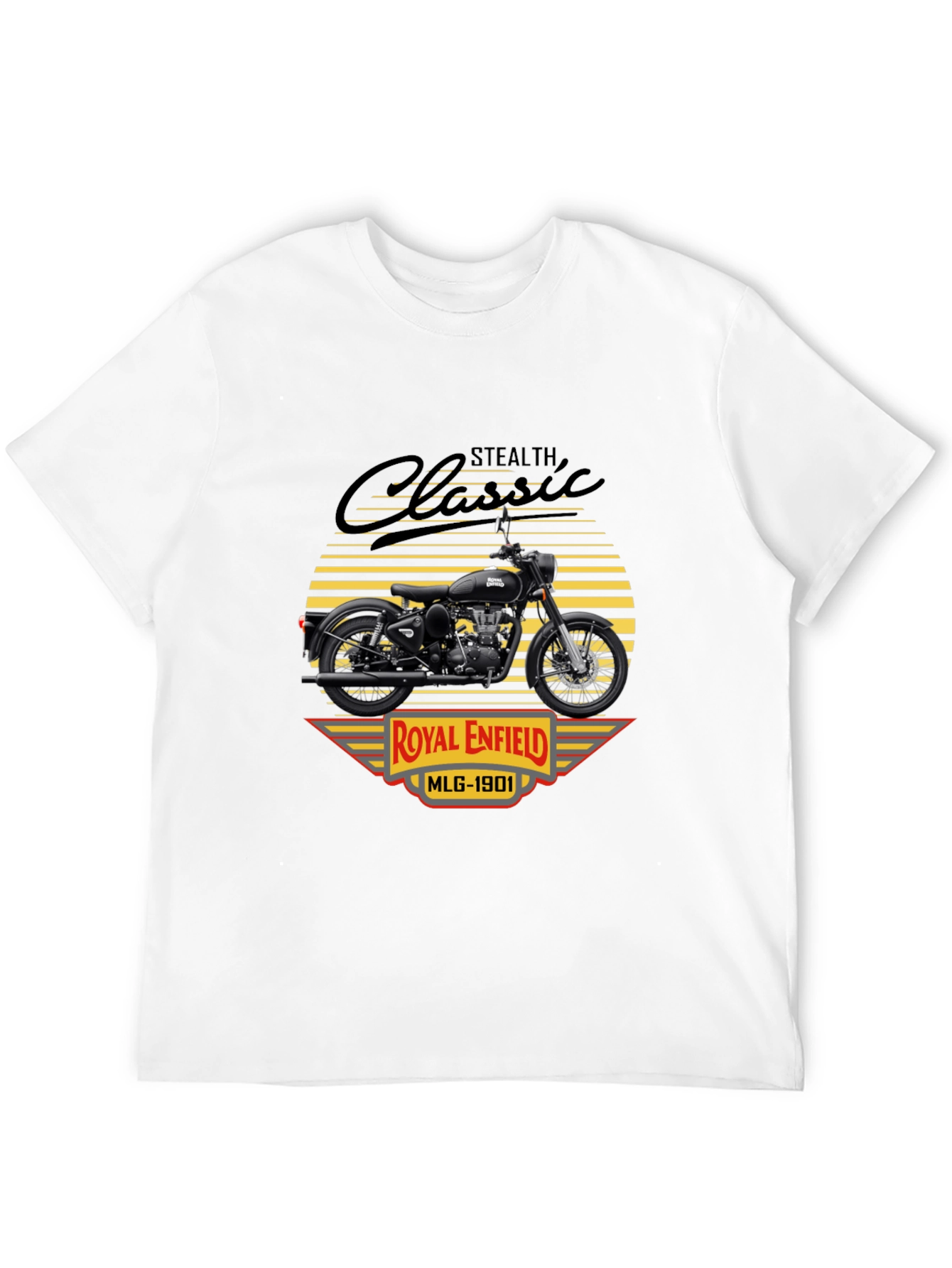 Camiseta Clásica Royal Enfield Stealth MLG-1901
