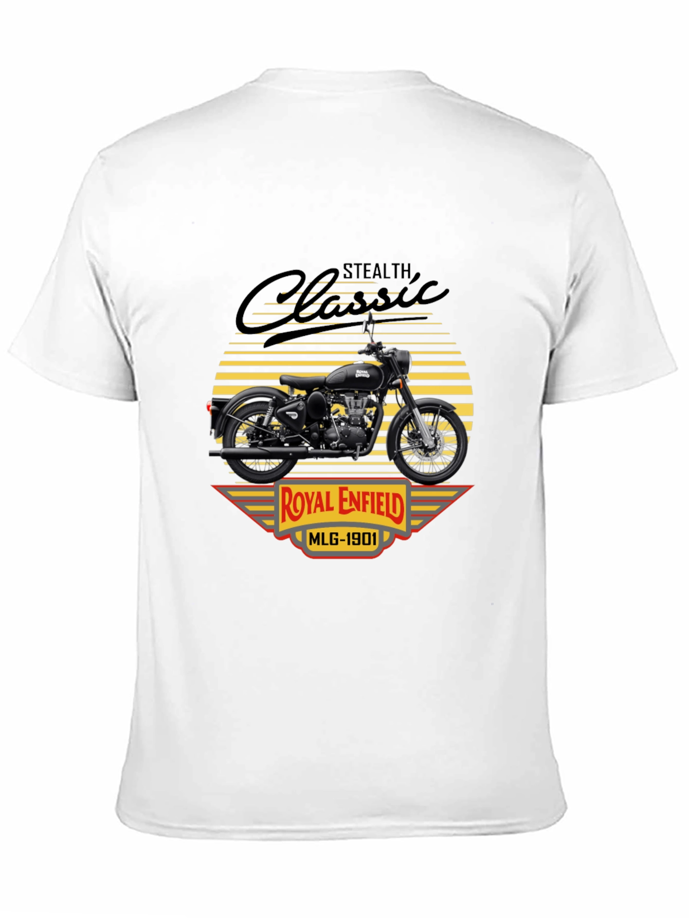 Camiseta Clásica Royal Enfield Stealth MLG-1901