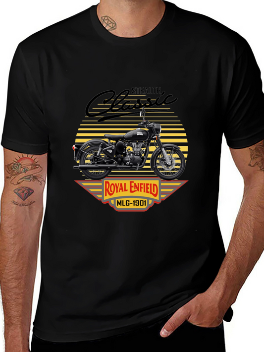 Camiseta Clásica Royal Enfield Stealth MLG-1901