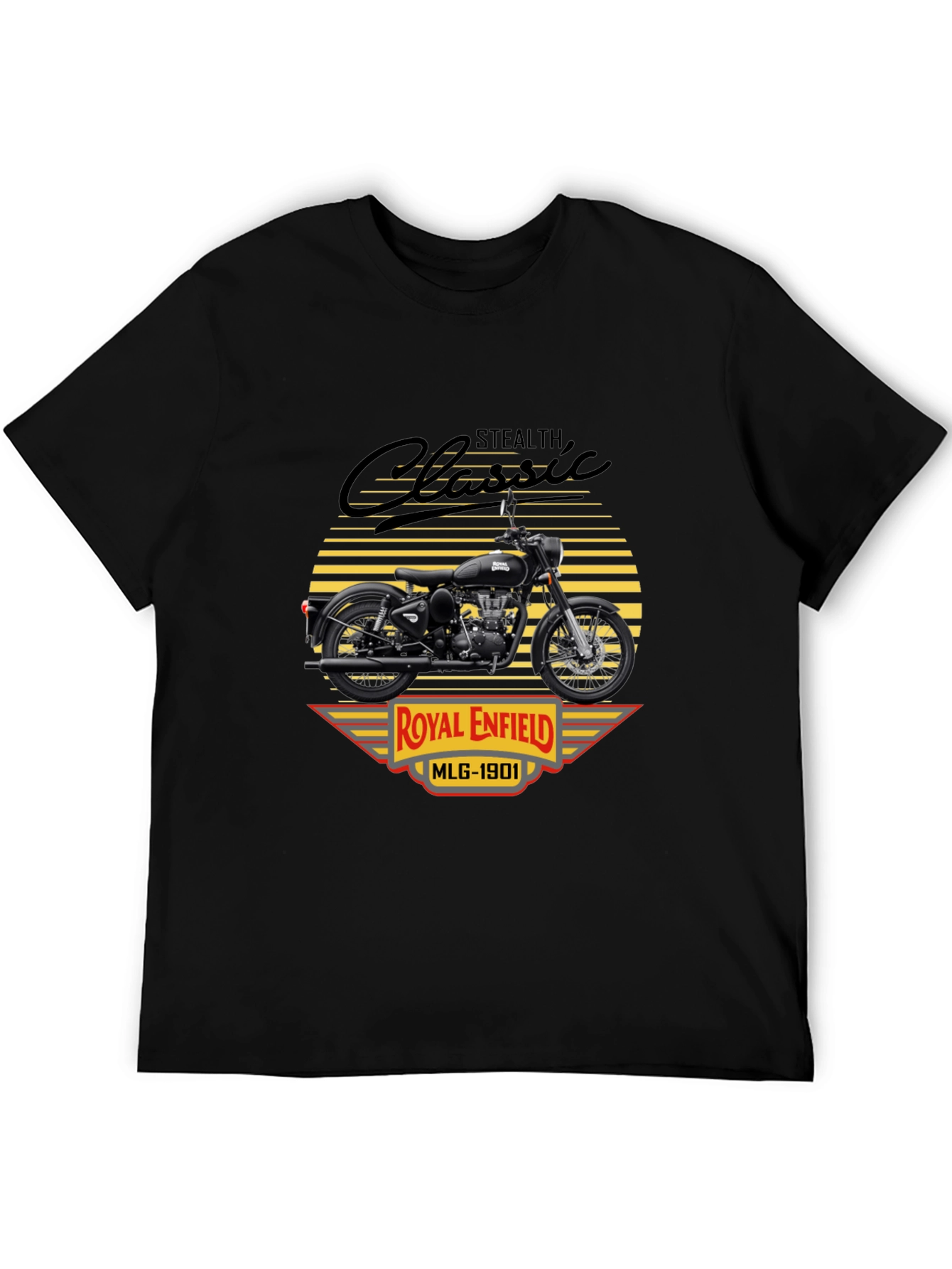 Camiseta Clásica Royal Enfield Stealth MLG-1901