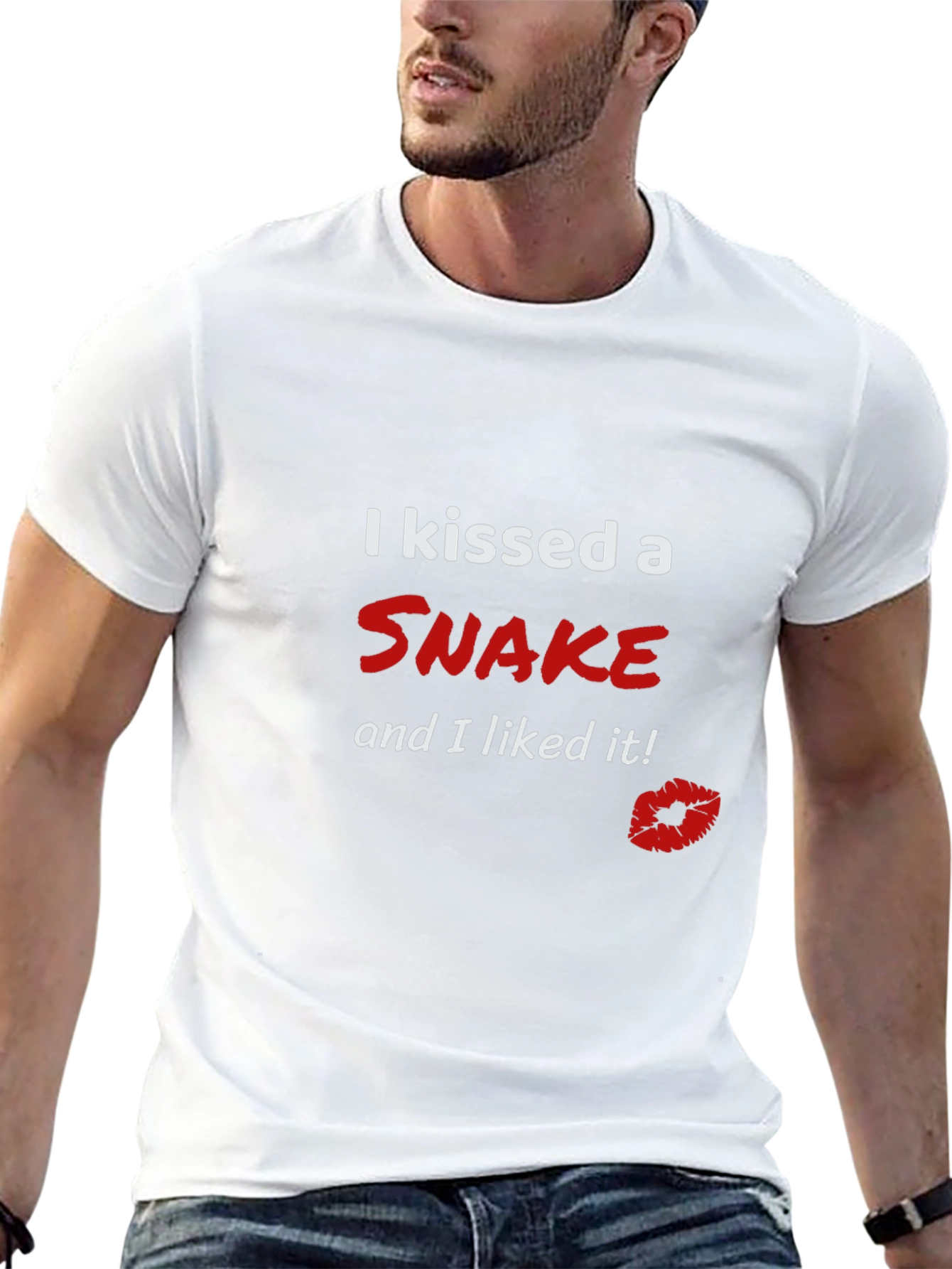 Camiseta Besé a una Serpiente para Hombre