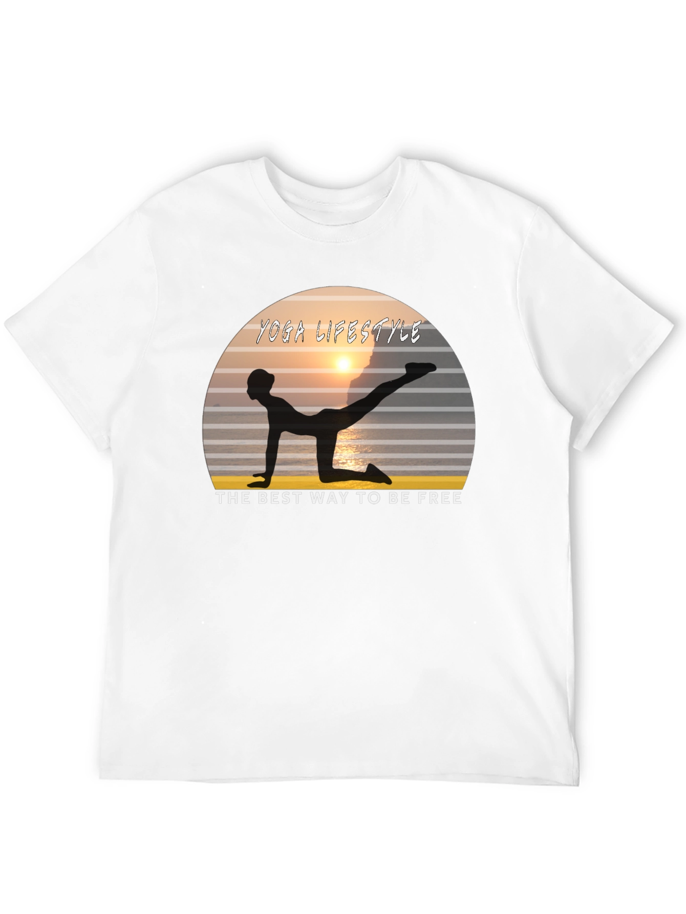 Camiseta Negra Yoga Lifestyle - La Libertad en Movimiento