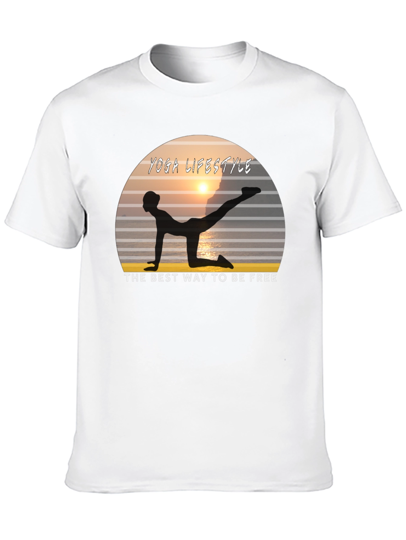Camiseta Negra Yoga Lifestyle - La Libertad en Movimiento