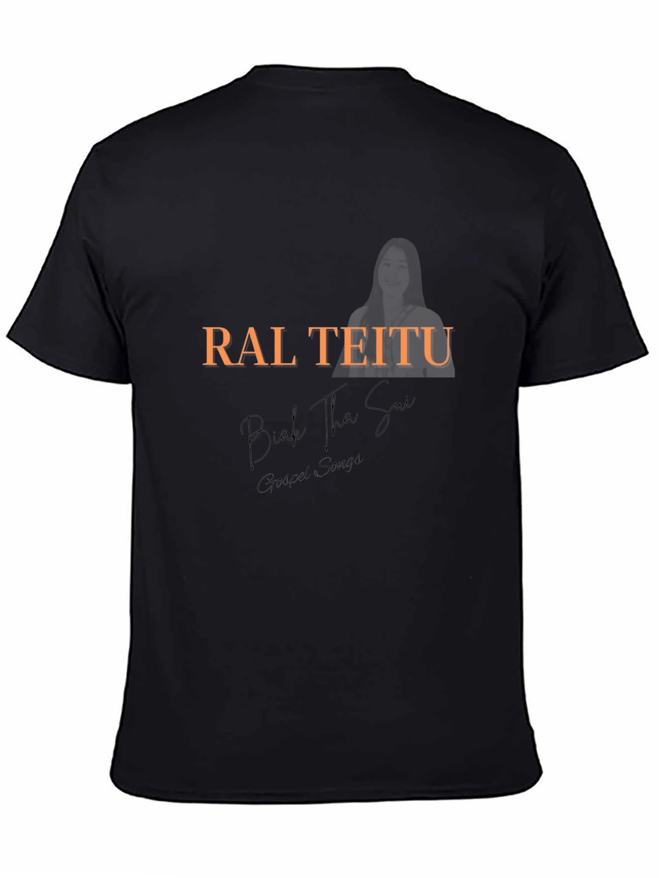 Camiseta Negra Ral Teitu Gospel Songs