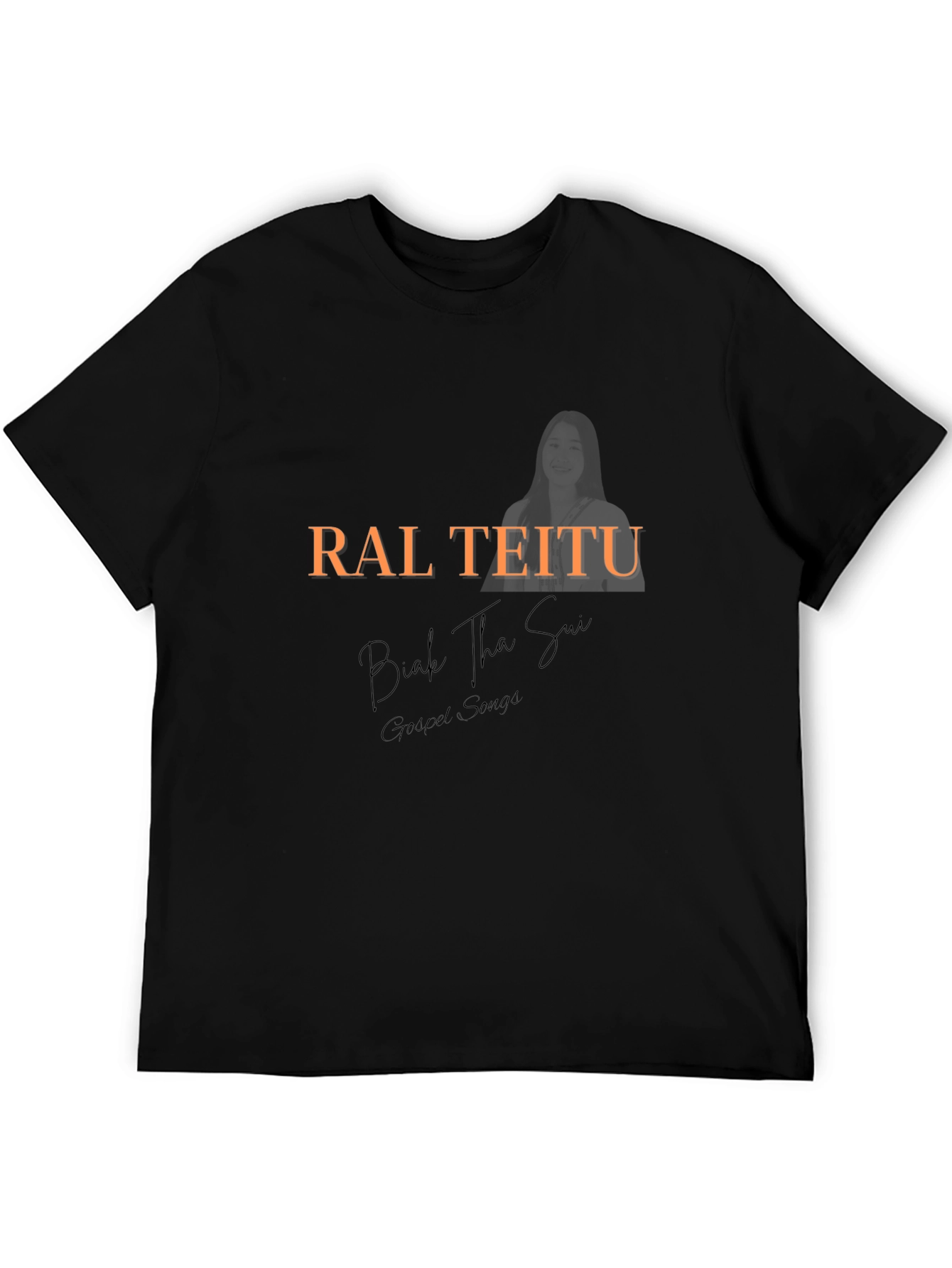 Camiseta Negra Ral Teitu Gospel Songs