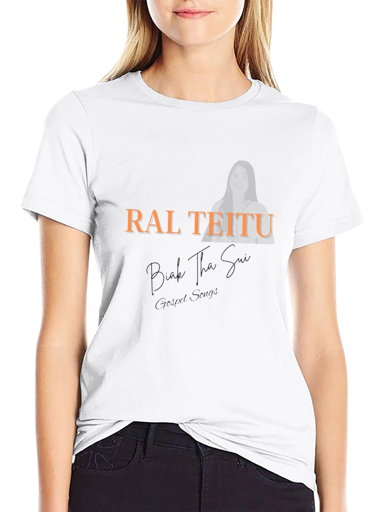 Camiseta Negra Ral Teitu Gospel Songs
