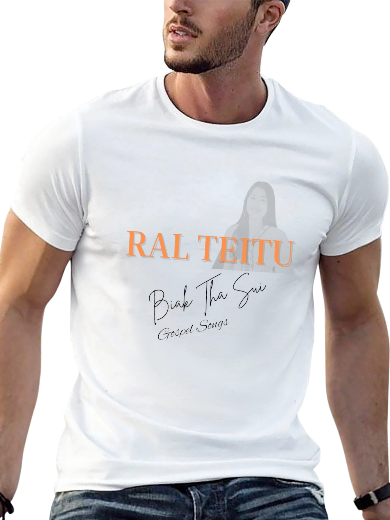 Camiseta Negra Ral Teitu Gospel Songs
