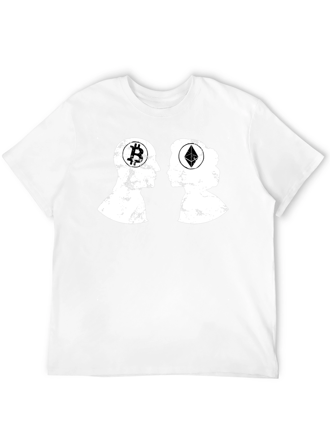 Camiseta Crypto: Bitcoin y Ethereum - Amor Digital