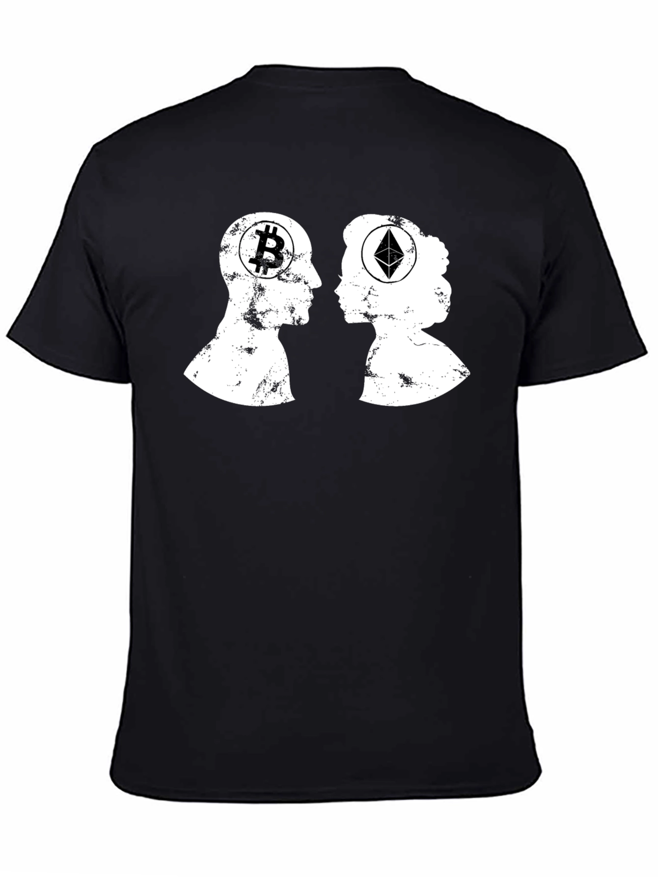 Camiseta Crypto: Bitcoin y Ethereum - Amor Digital