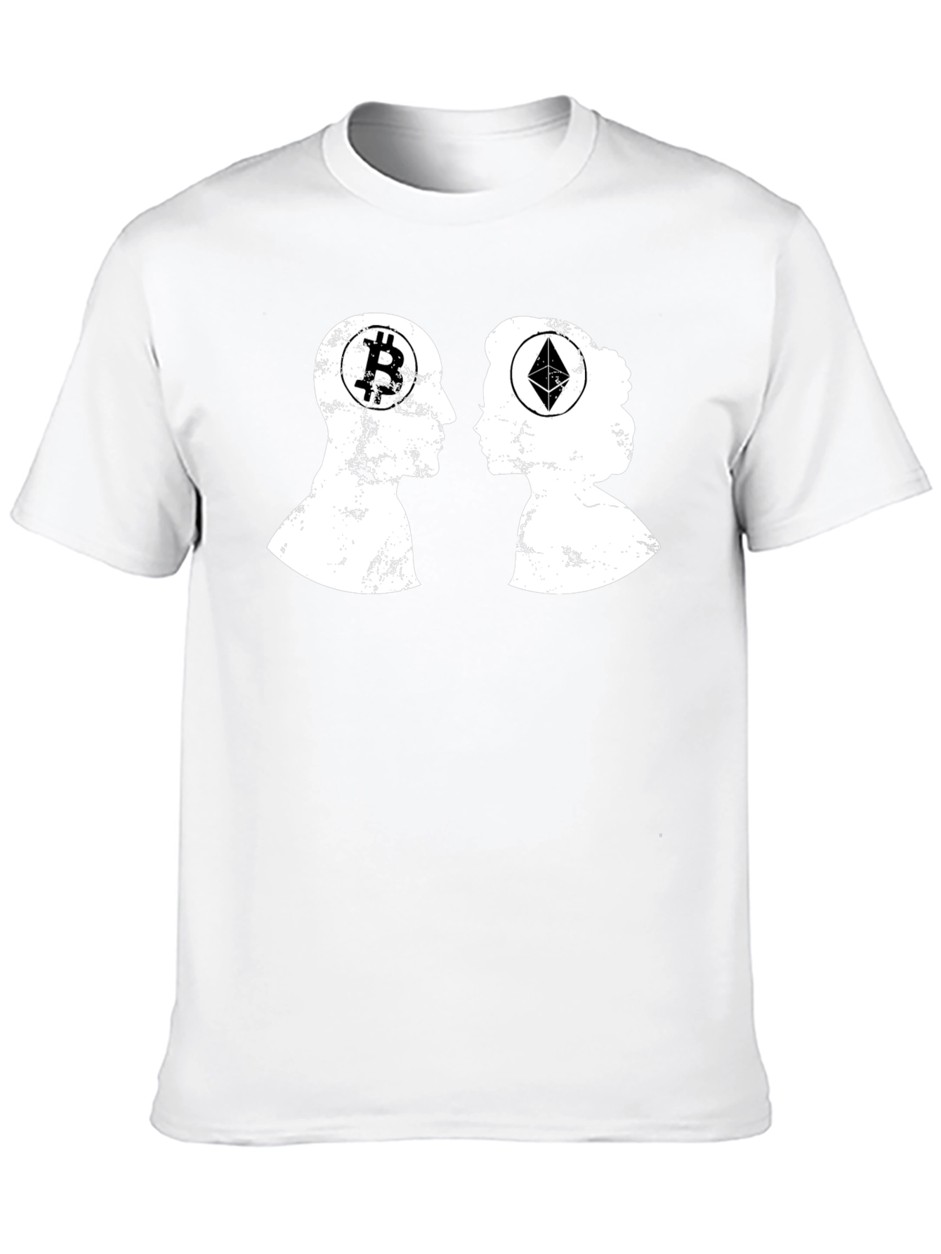 Camiseta Crypto: Bitcoin y Ethereum - Amor Digital