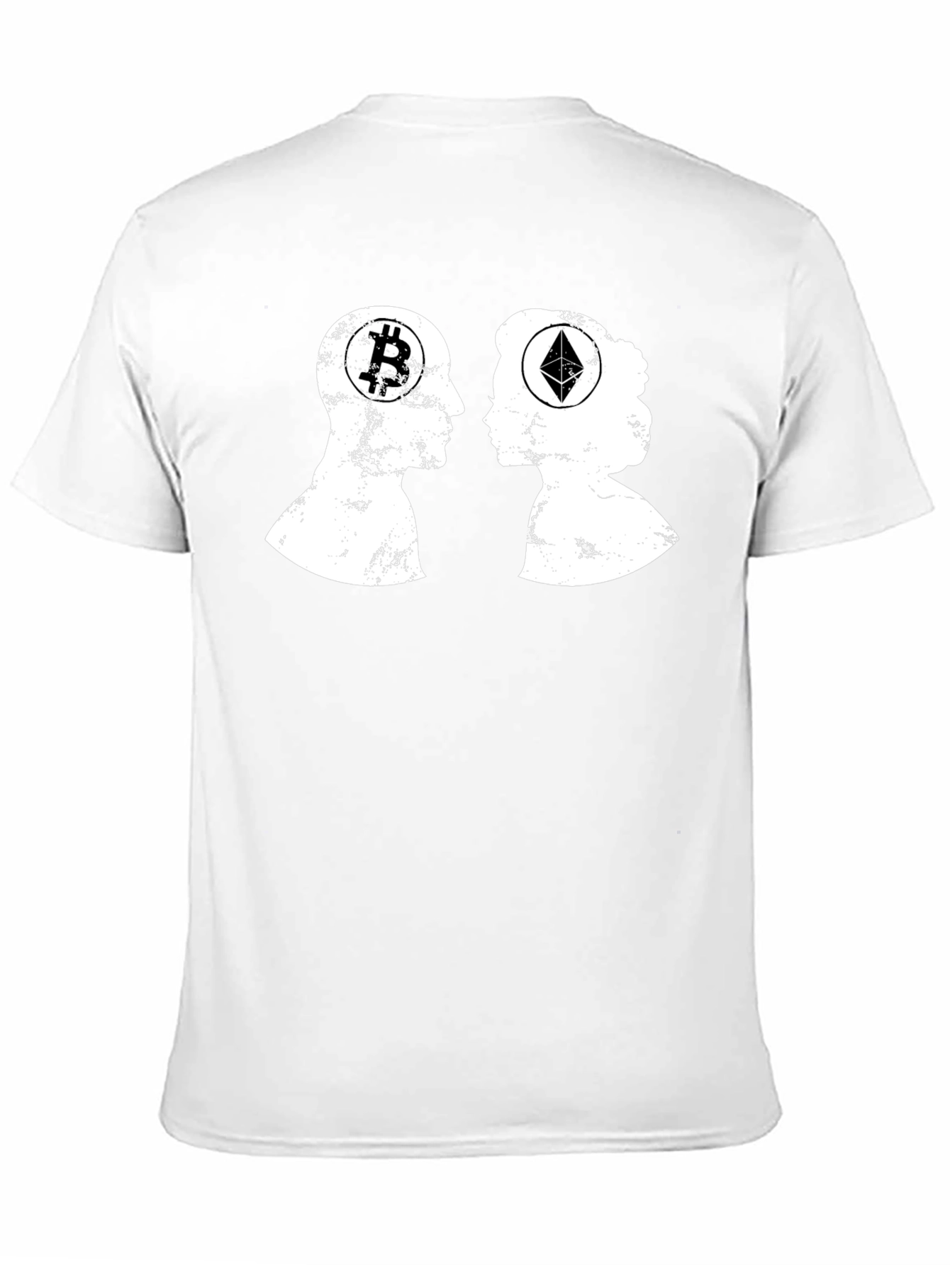 Camiseta Crypto: Bitcoin y Ethereum - Amor Digital