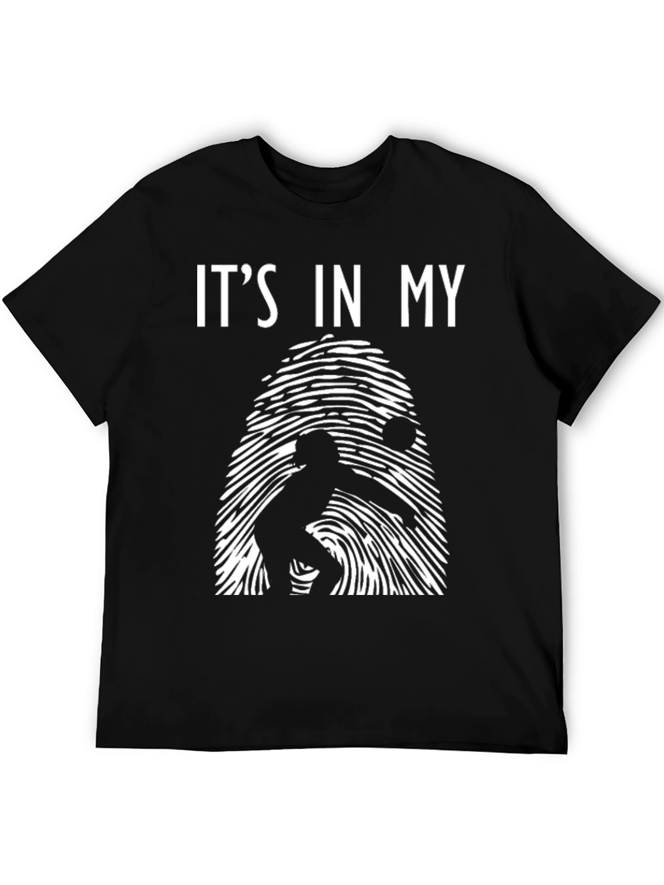 Camiseta Negra: Es en mi ADN - Voleibol
