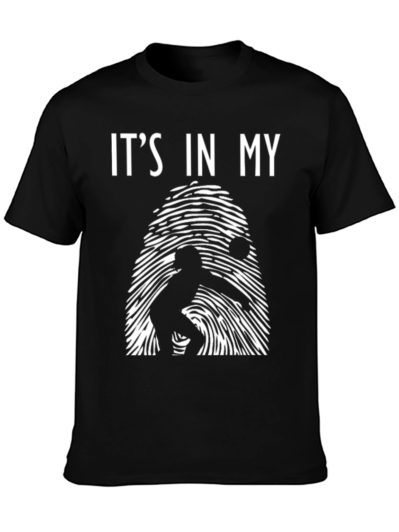Camiseta Negra: Es en mi ADN - Voleibol