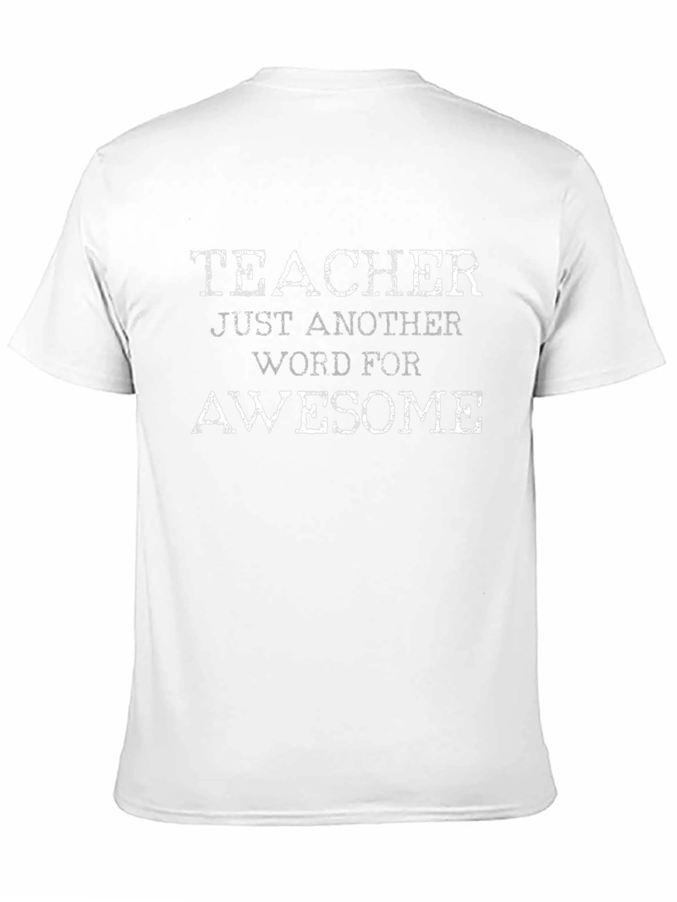 Camiseta Negra Profesor: ¡Otra palabra para Increíble!