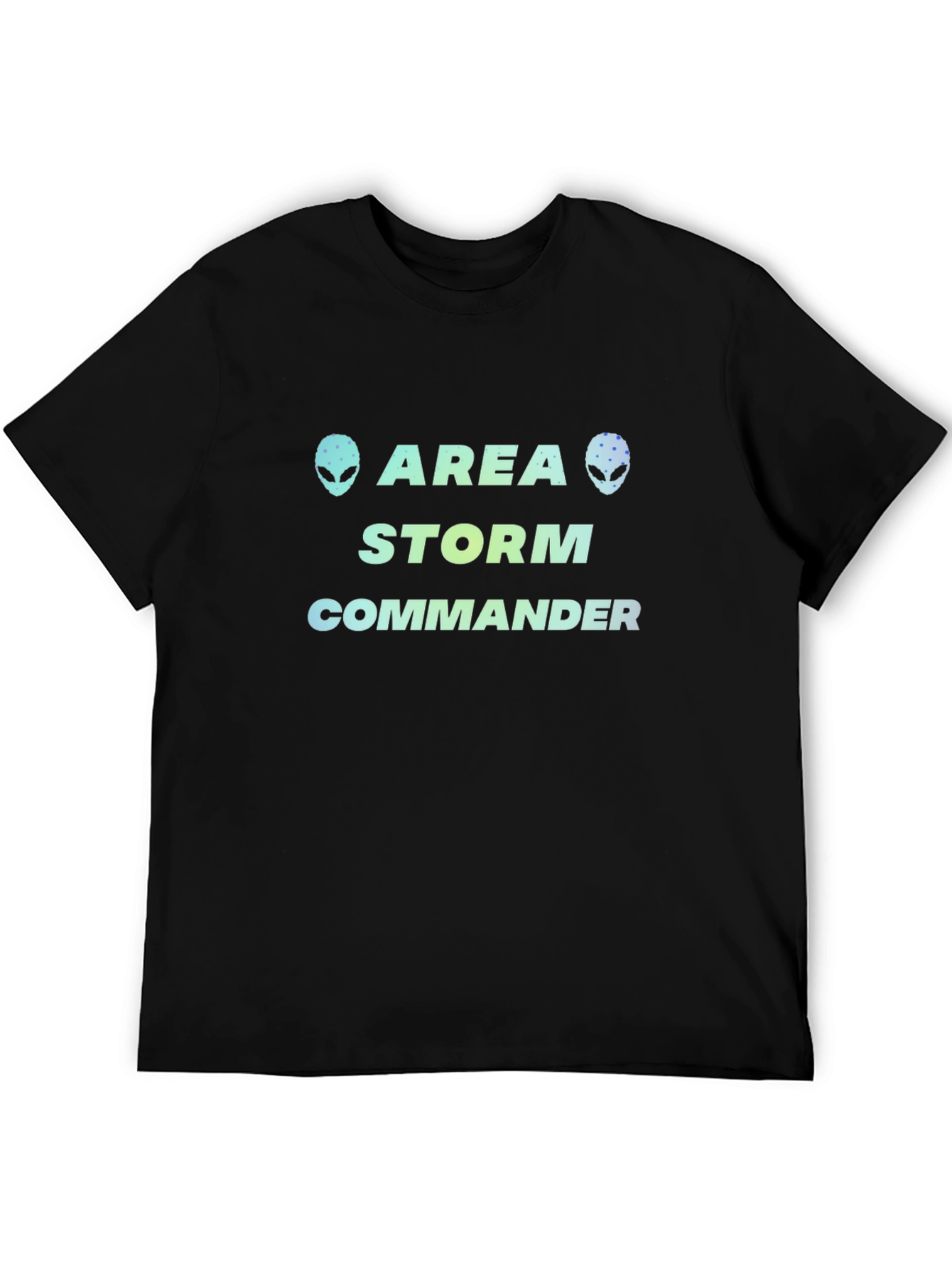 Camiseta Negra Area Storm Commander
