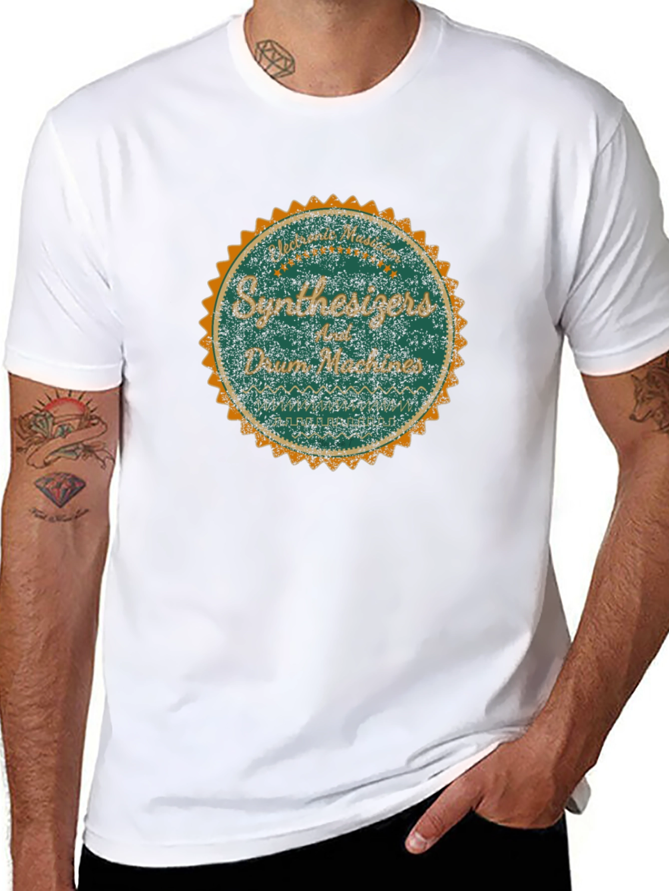 Camiseta Músico Electrónico Sintetizadores