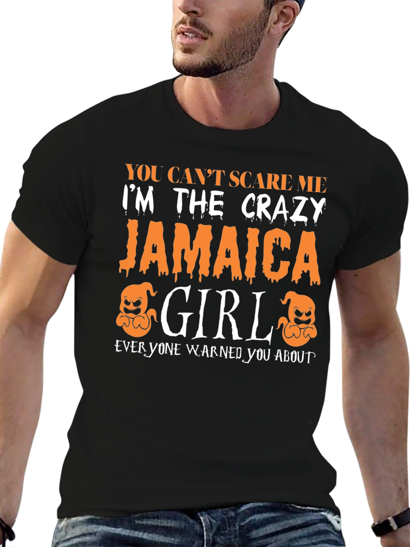 Camiseta Jamaica Girl de Halloween para Mujer