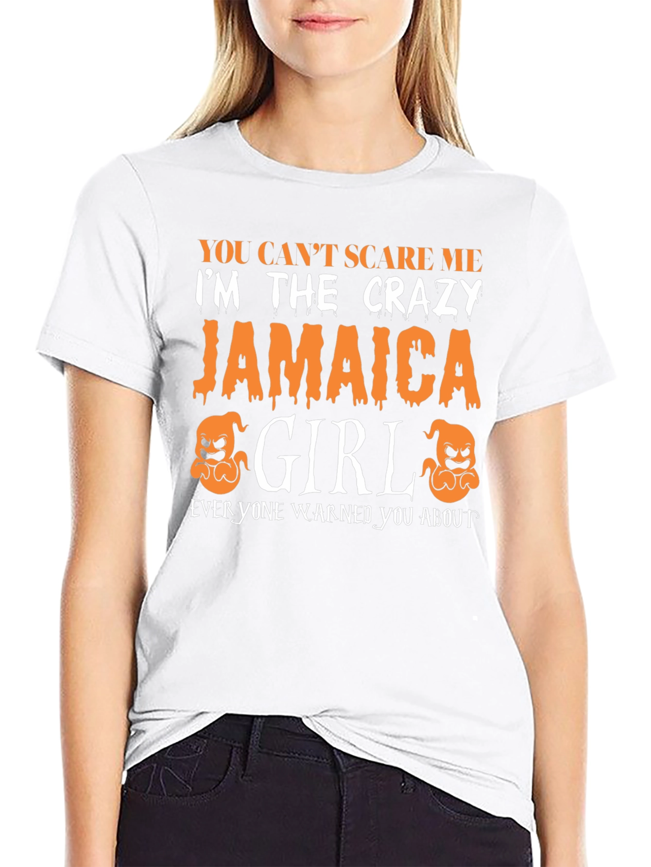 Camiseta Jamaica Girl de Halloween para Mujer