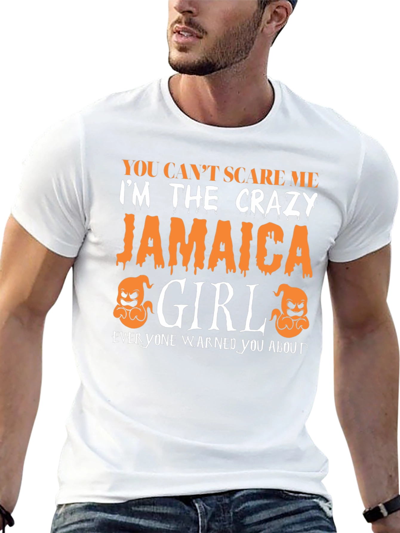 Camiseta Jamaica Girl de Halloween para Mujer