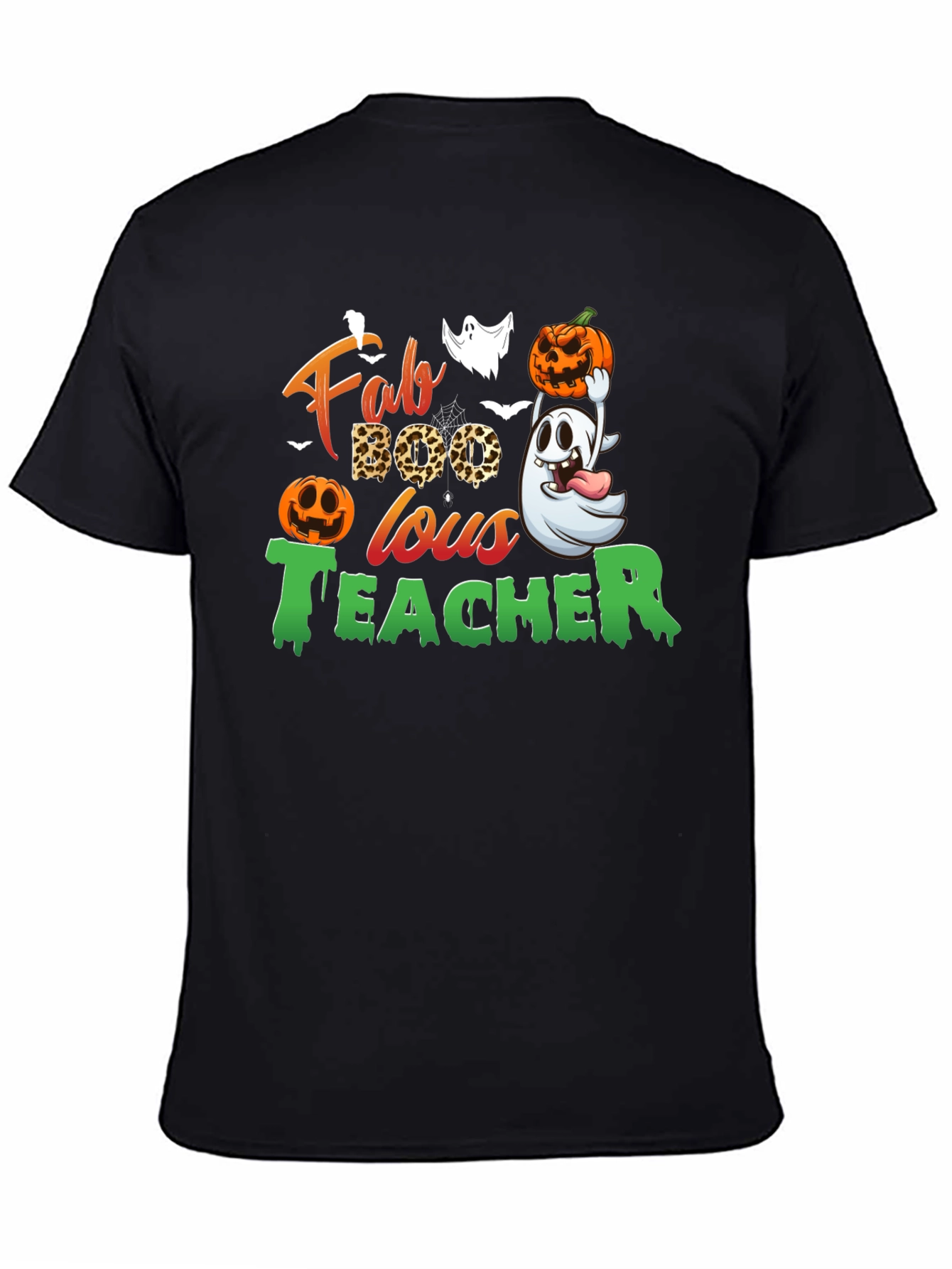 Camiseta Fab Boo Lous Teacher Halloween
