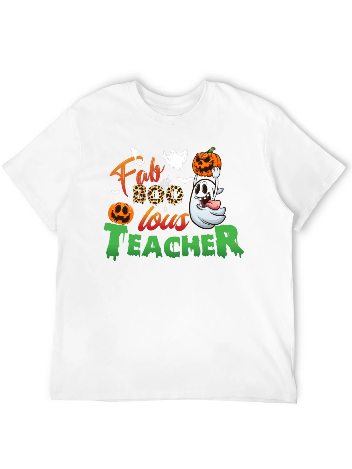 Camiseta Fab Boo Lous Teacher Halloween