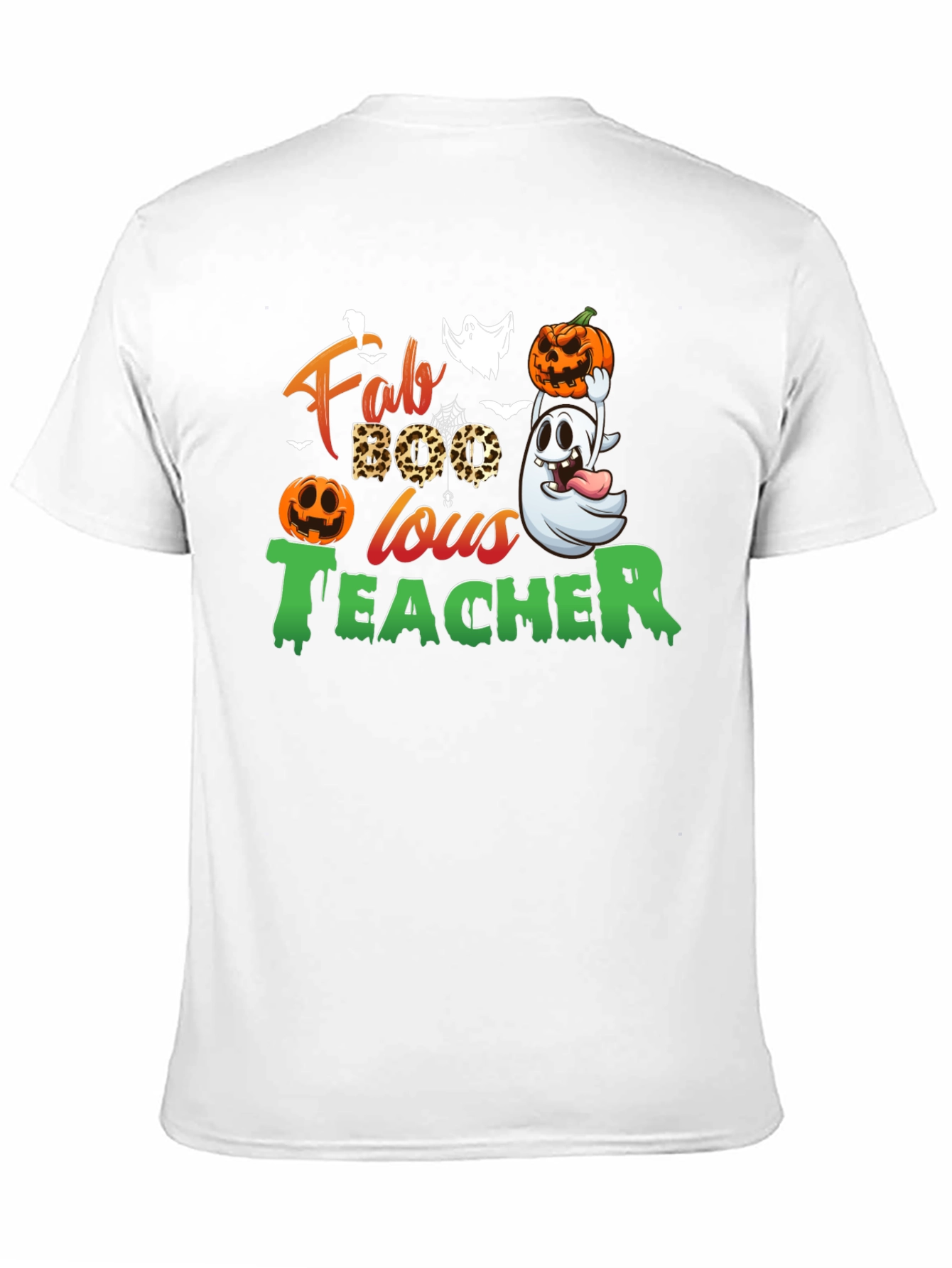 Camiseta Fab Boo Lous Teacher Halloween