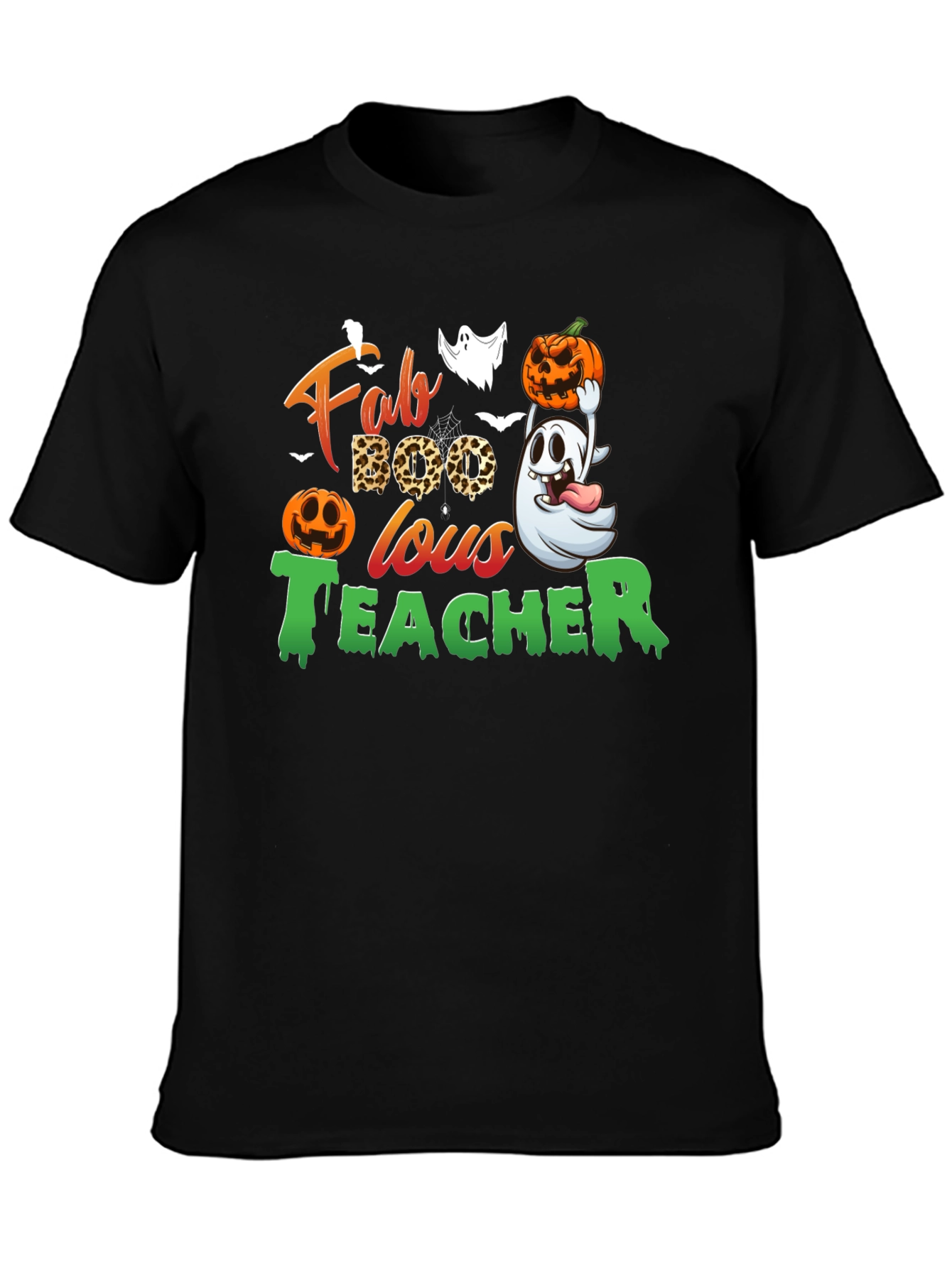 Camiseta Fab Boo Lous Teacher Halloween