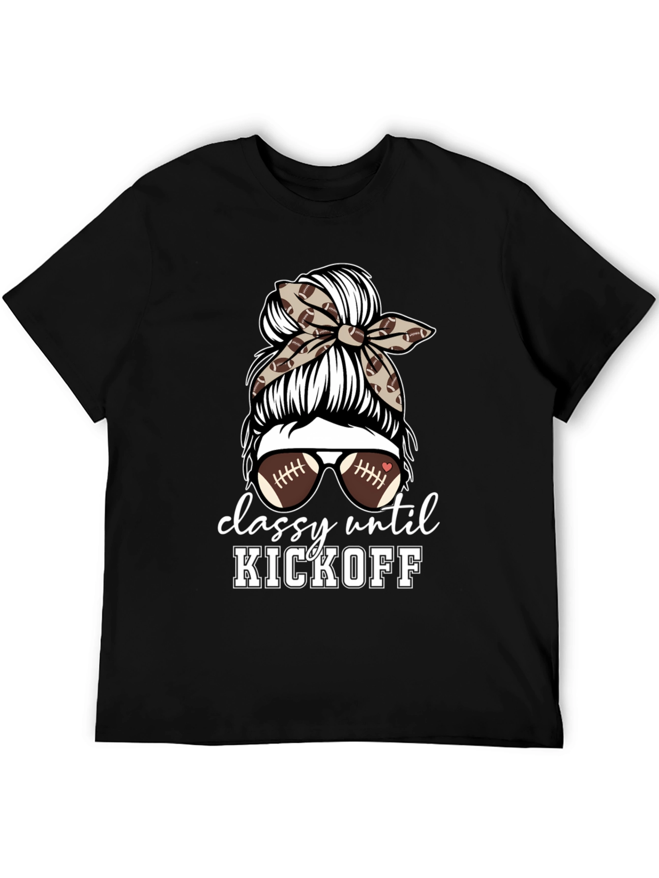 Camiseta Negra Classy Until Kickoff