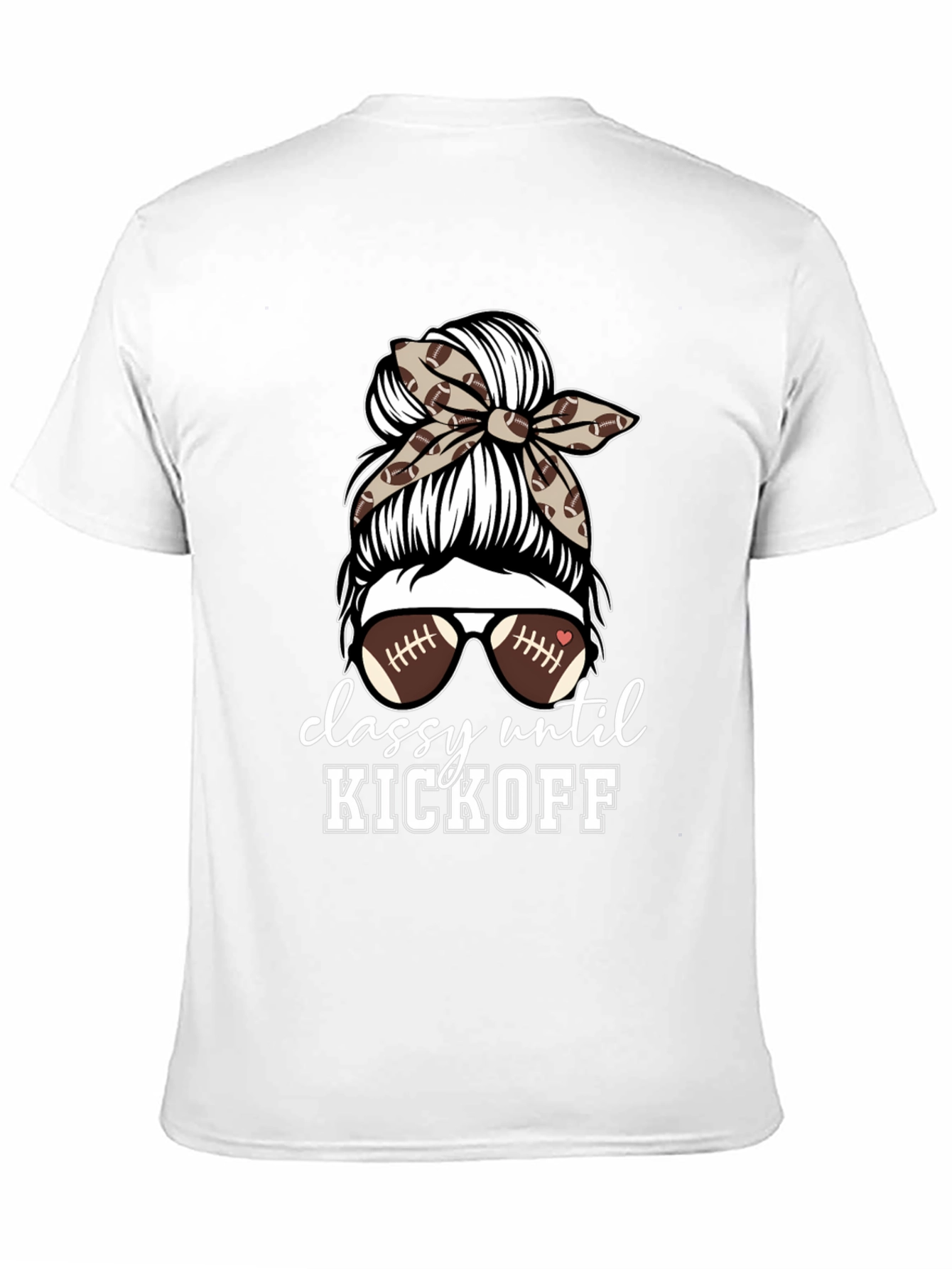 Camiseta Negra Classy Until Kickoff