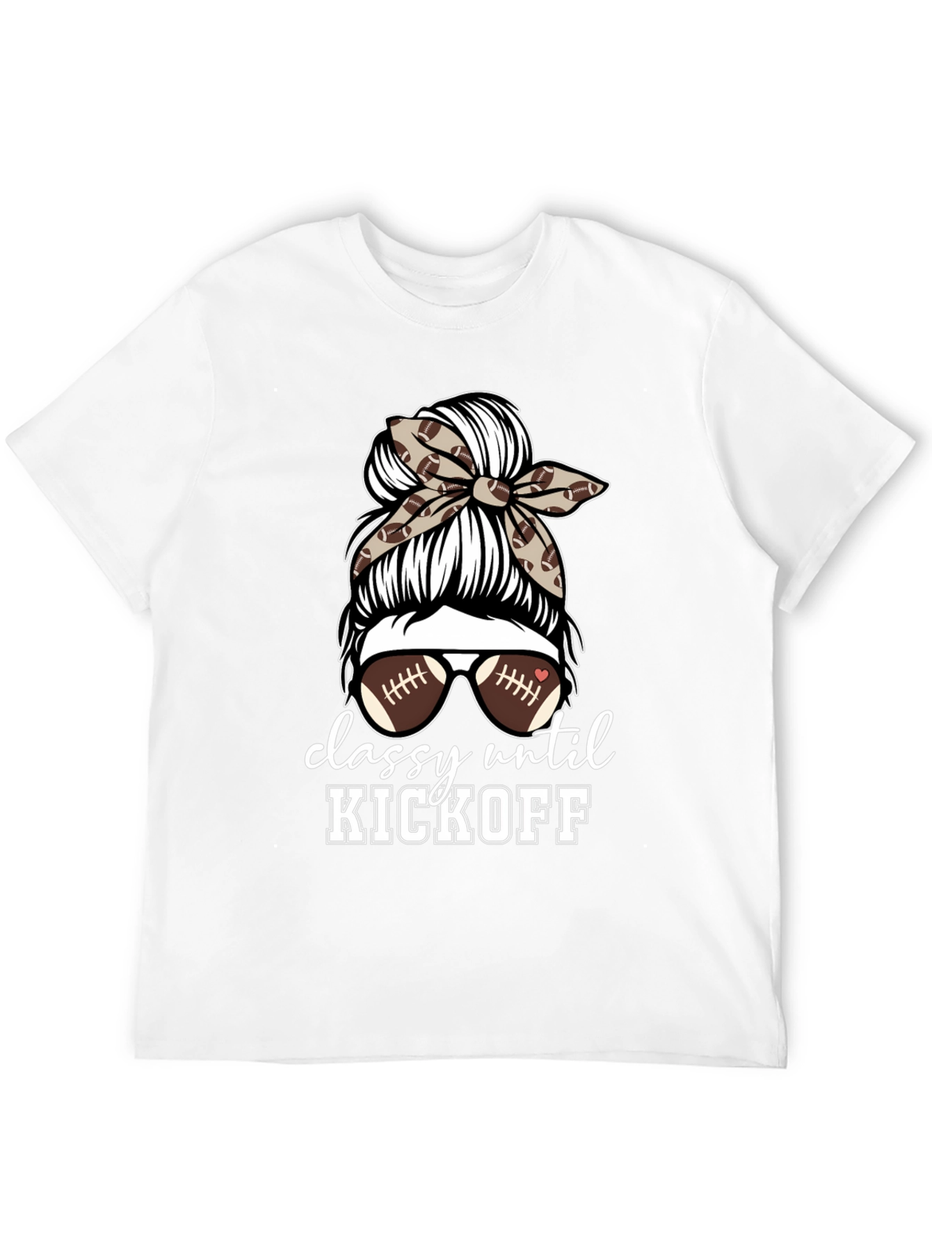 Camiseta Negra Classy Until Kickoff