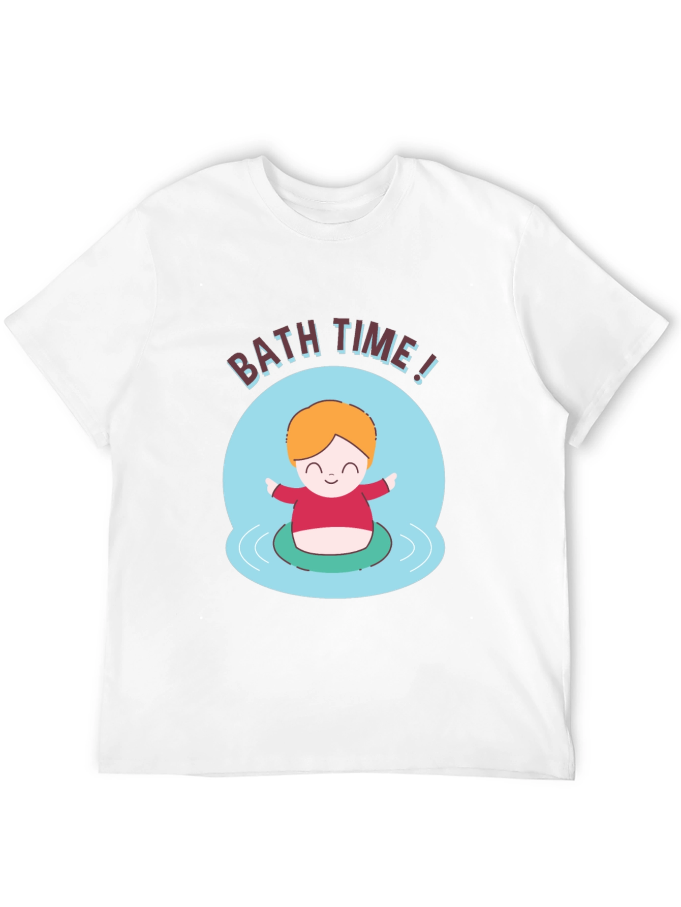 Camiseta Negra Divertida Bath Time!