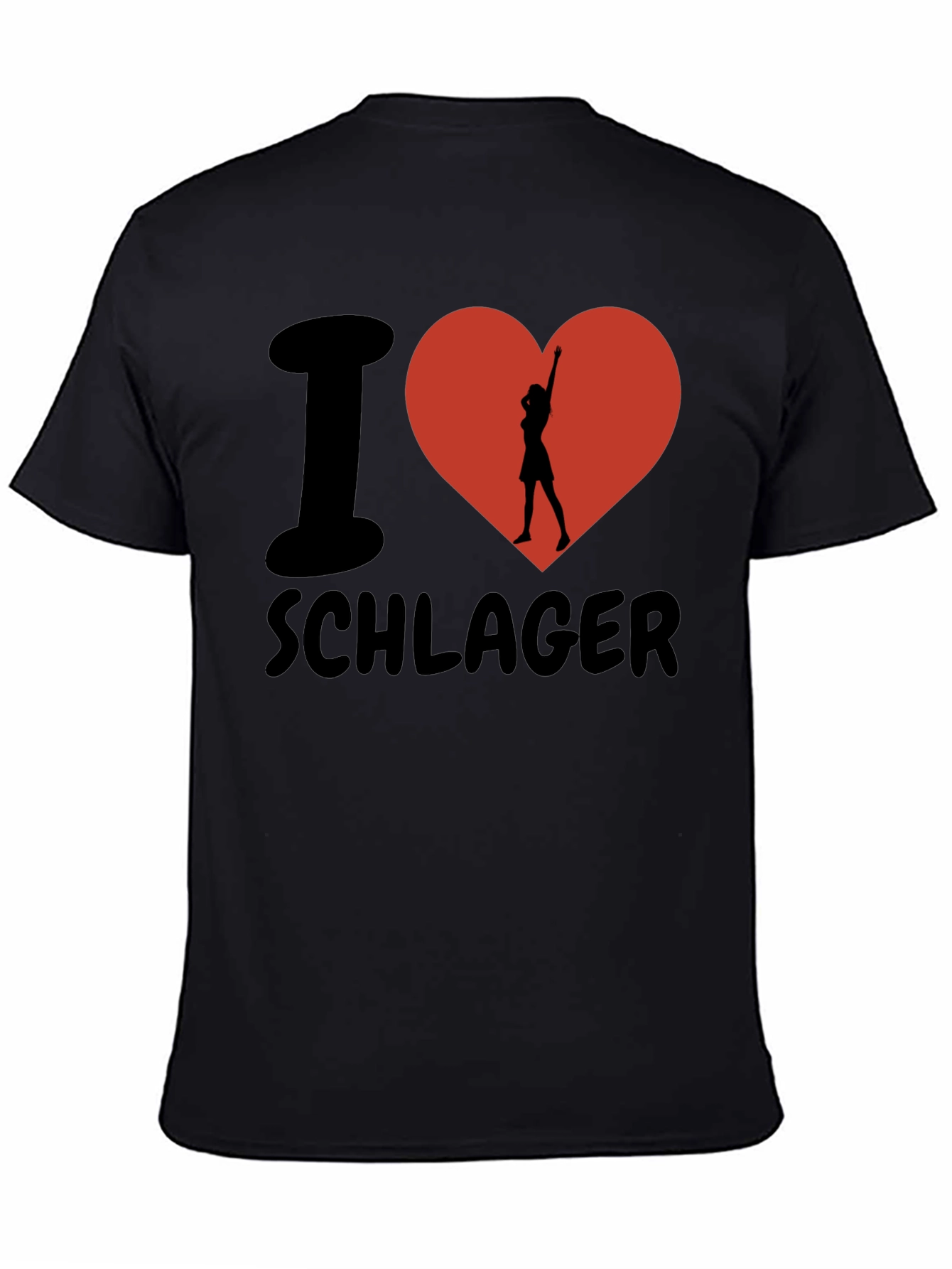 Camiseta I ❤️ Schlager: Estilo y Pasión Musical