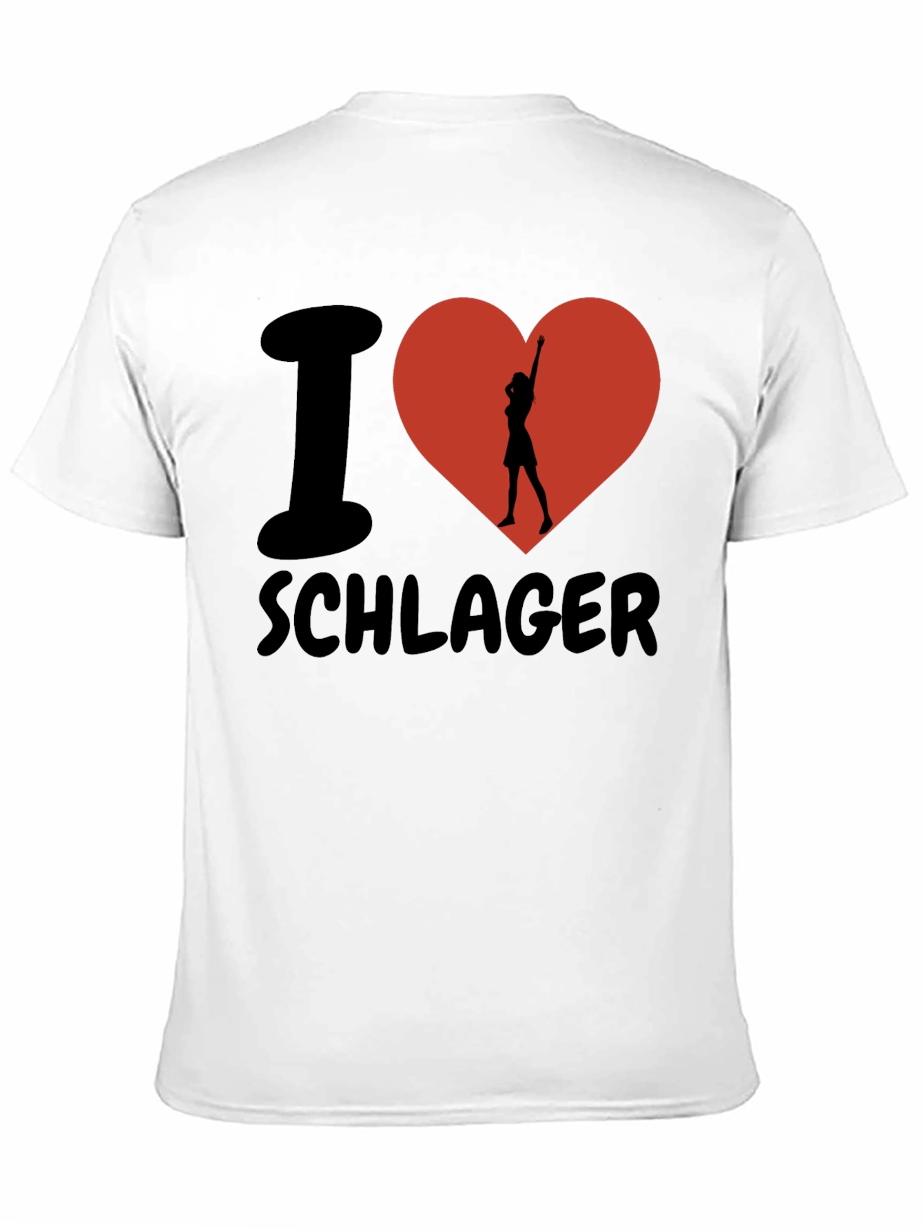 Camiseta I ❤️ Schlager: Estilo y Pasión Musical
