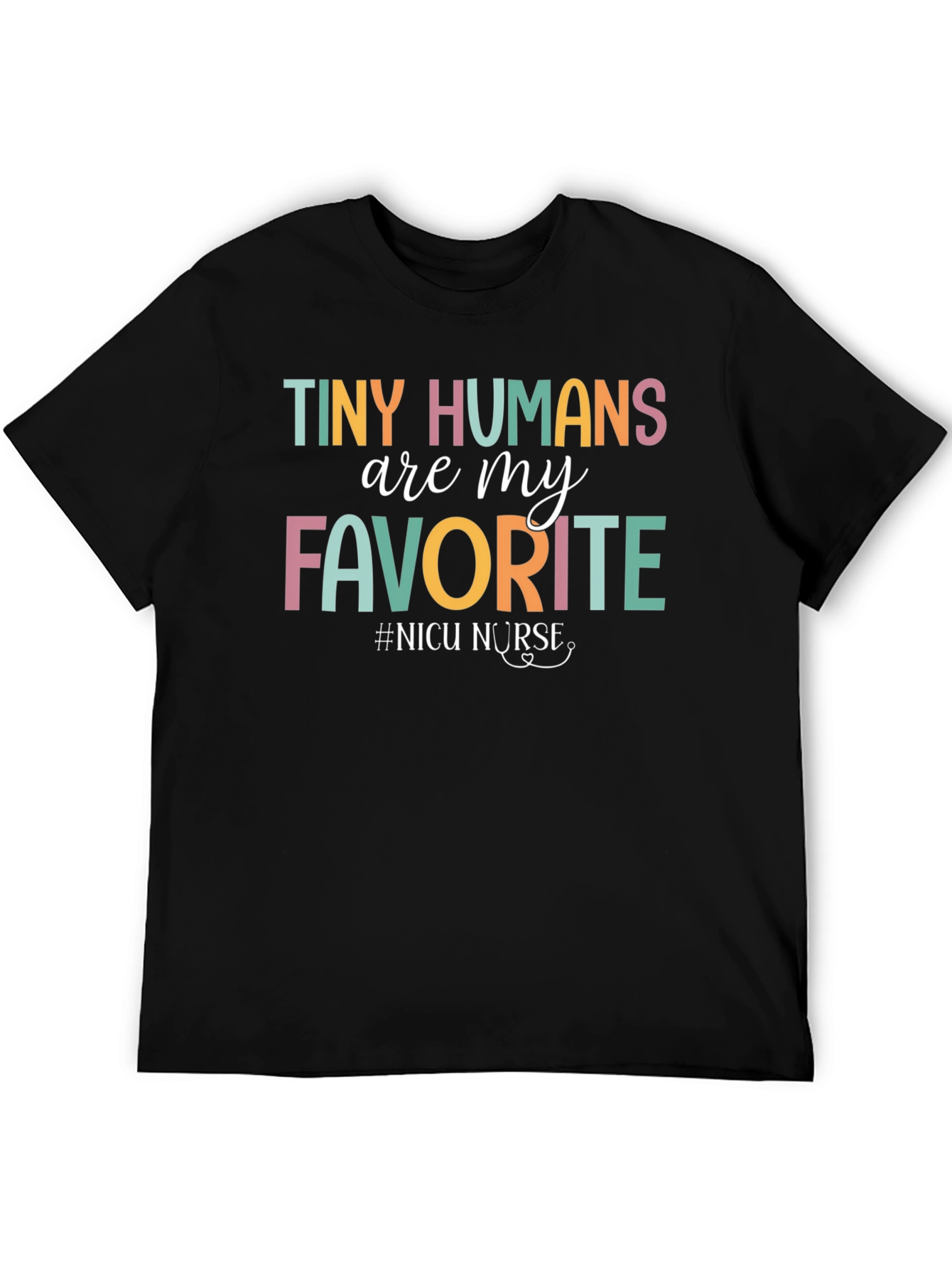 Camiseta Tiny Humans para enfermeras de la UCIN