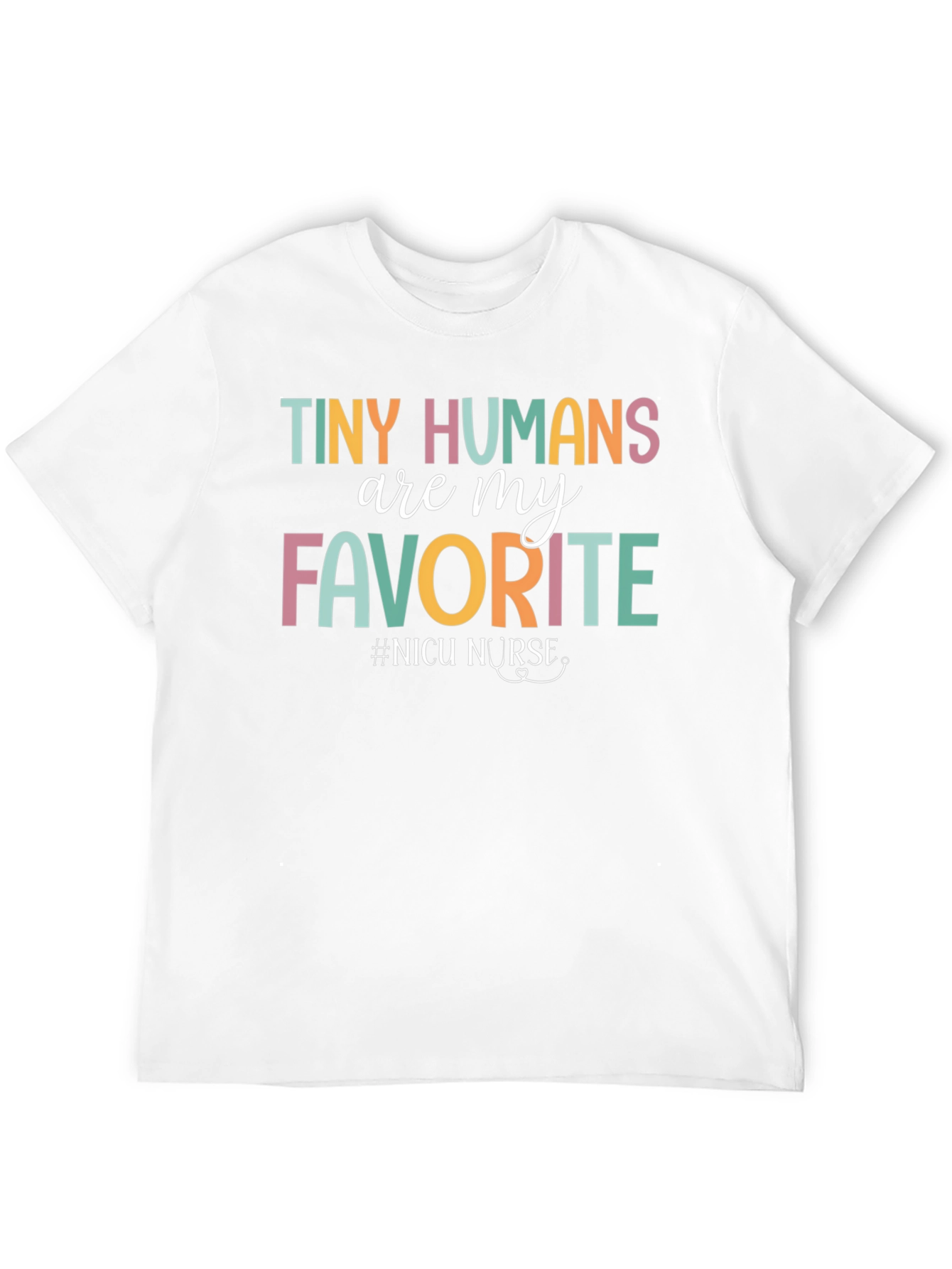 Camiseta Tiny Humans para enfermeras de la UCIN