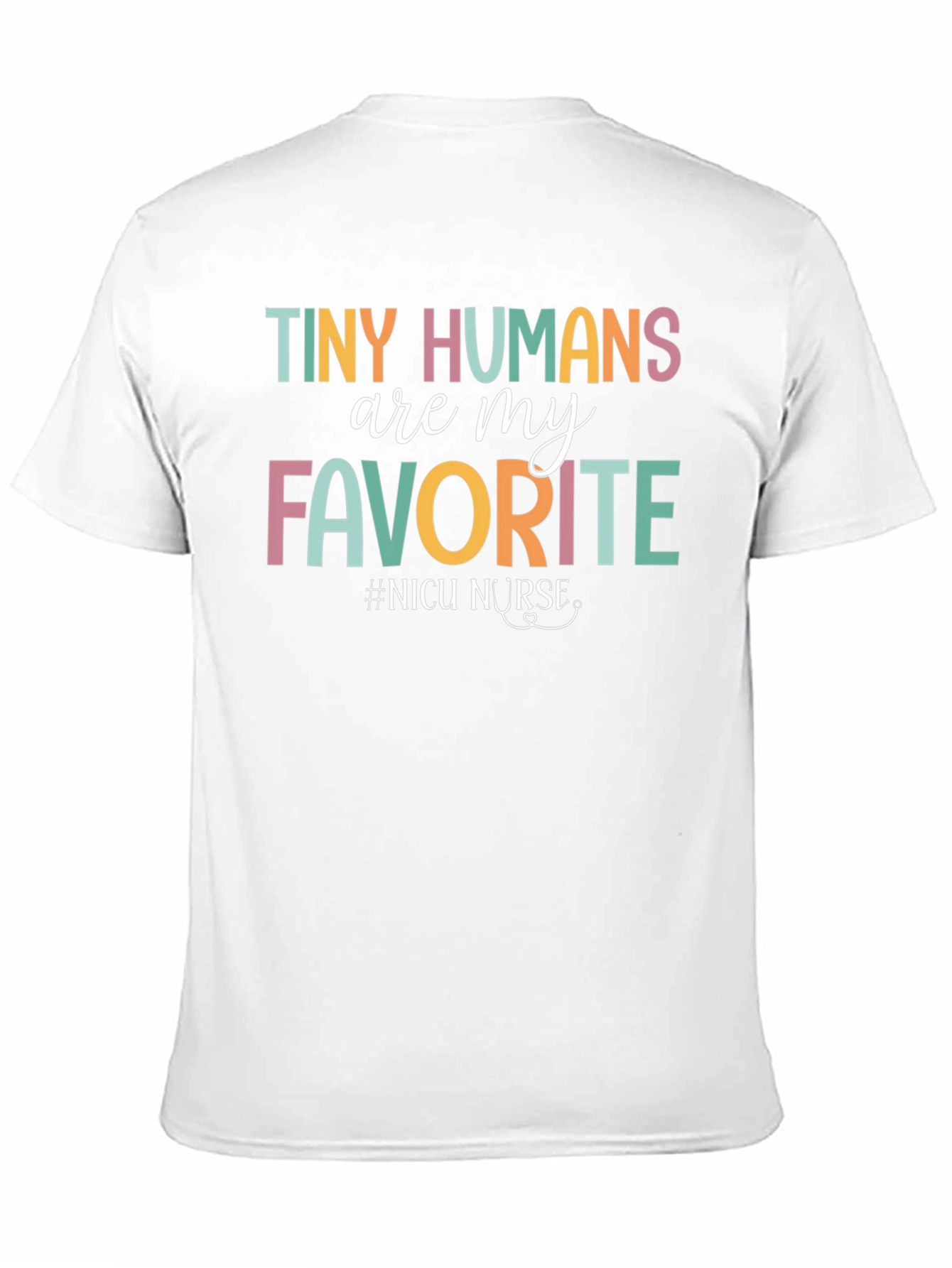 Camiseta Tiny Humans para enfermeras de la UCIN