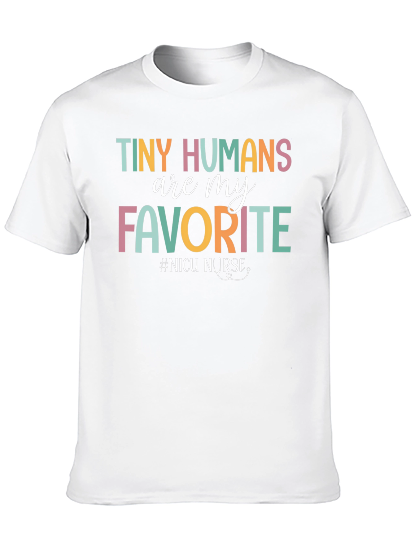 Camiseta Tiny Humans para enfermeras de la UCIN